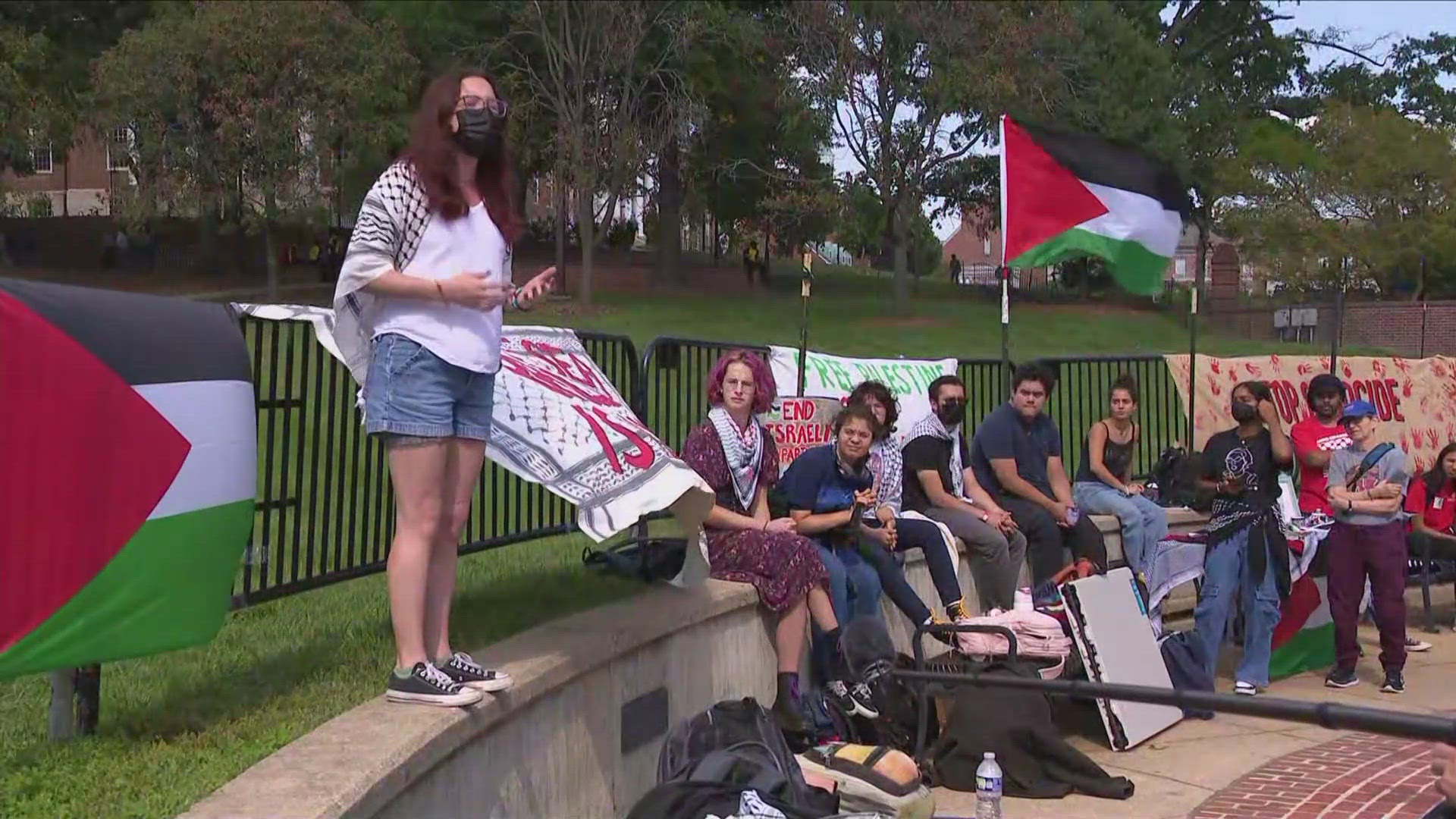 Students for Justice in Palestine began organizing an interfaith vigil on the UMD campus. School leadership initially said the vigil could not take place