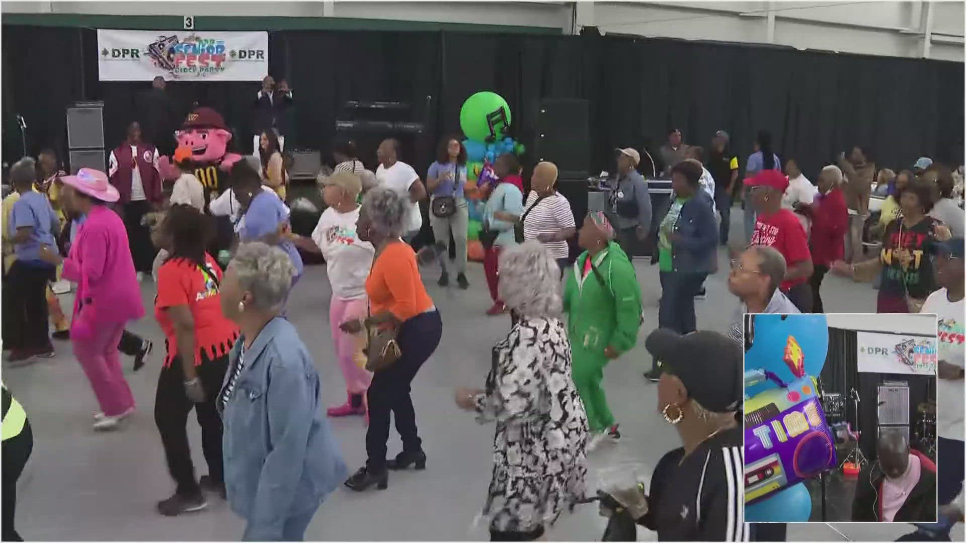 Seniors in DC didn't let a soggy Wednesday stop them from enjoying Senior Fest.