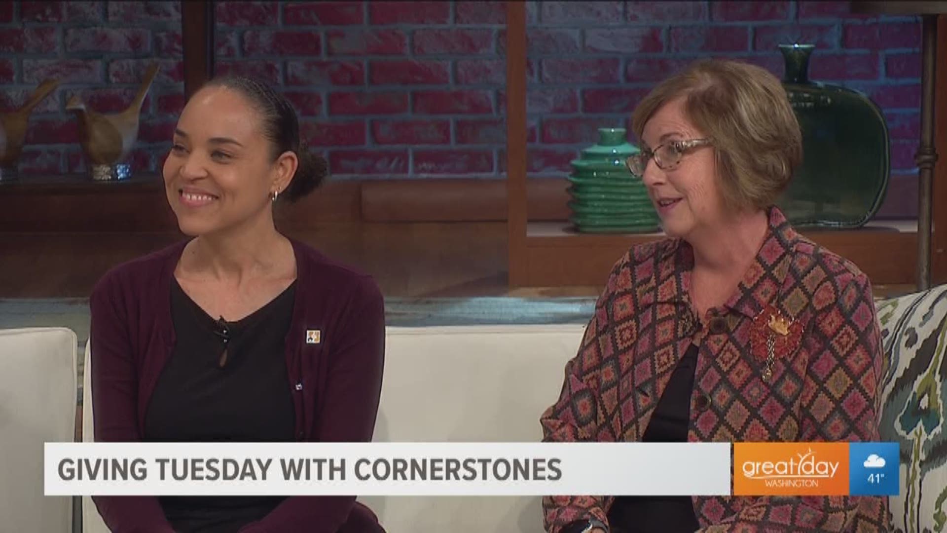 Maura Williams and Kerrie Wilson of Cornerstones explain how you can get involved with the Northern Virginia non-profit this Giving Tuesday.