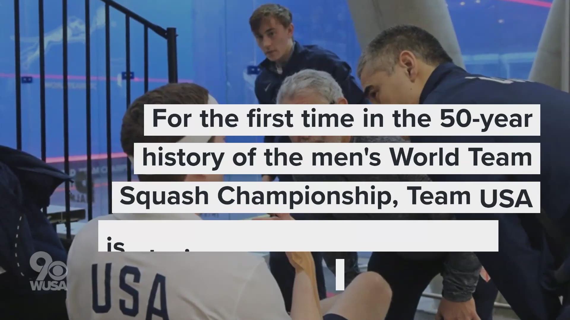 The Men's World Team Squash Championship is being played in the United States for the first time ever, and D.C. is the host city.