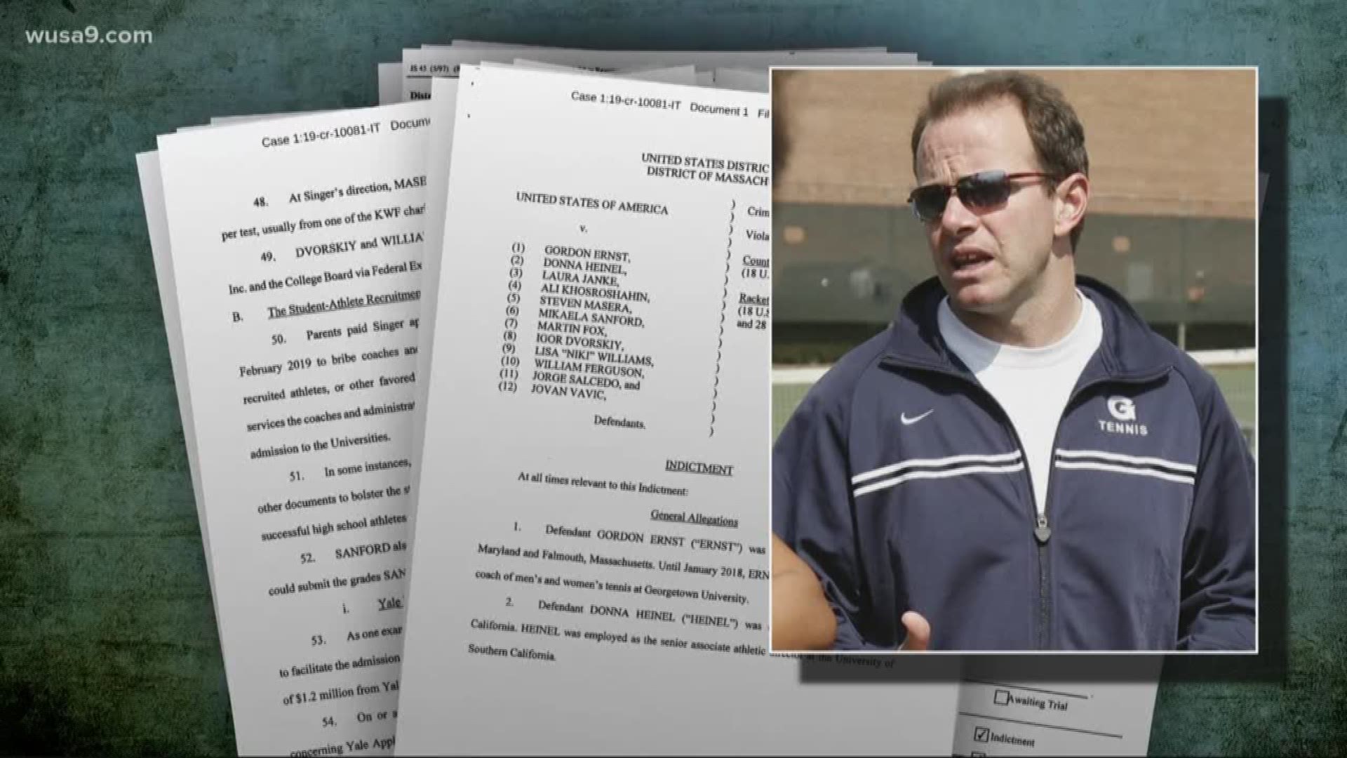 Prosecutors allege Coach Gordon Ernst took $2.7 million in what he called "consulting fees."