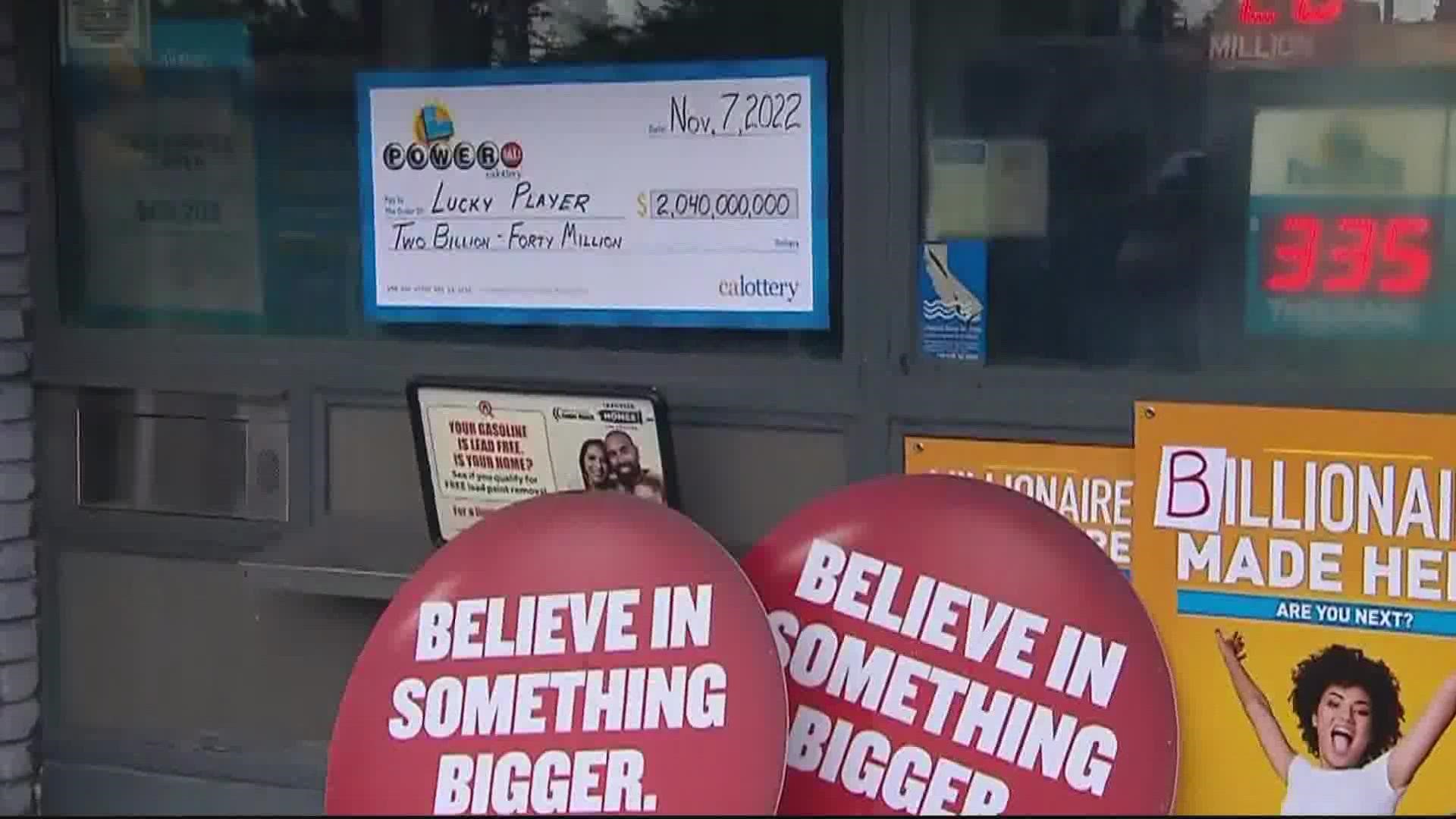 Powerball announced Tuesday a single winning ticket was sold in California for a world-record $2.04 billion jackpot.