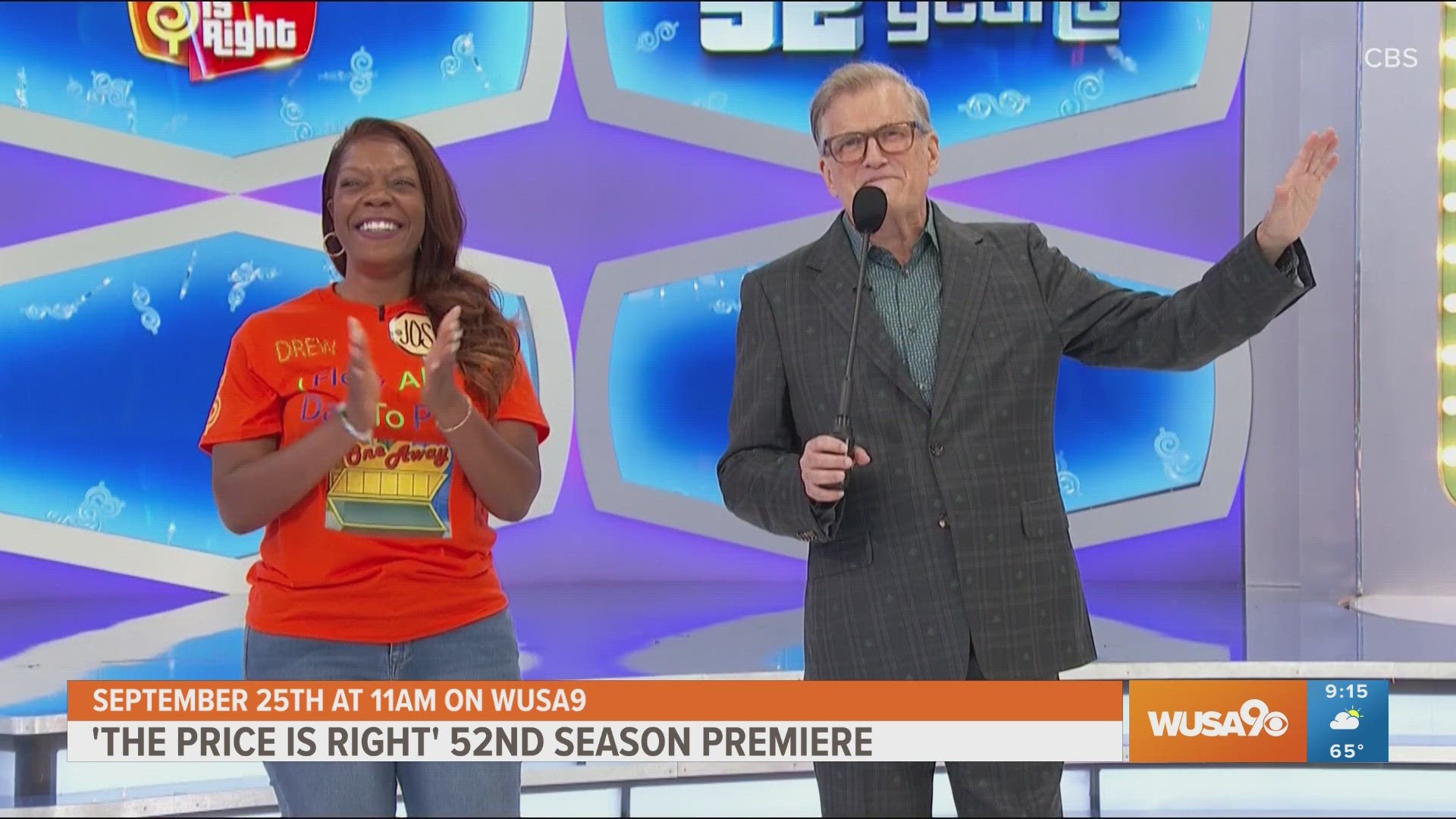 Drew Carey shares his excitement about the new studio and full studio audience ahead of the 52nd premiere of 'The Price is Right'