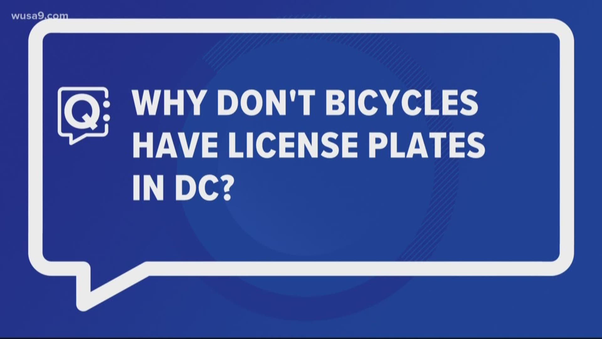 A special license plates edition of Quick Questions...why don't bicycles and USPS trucks have license plates?
