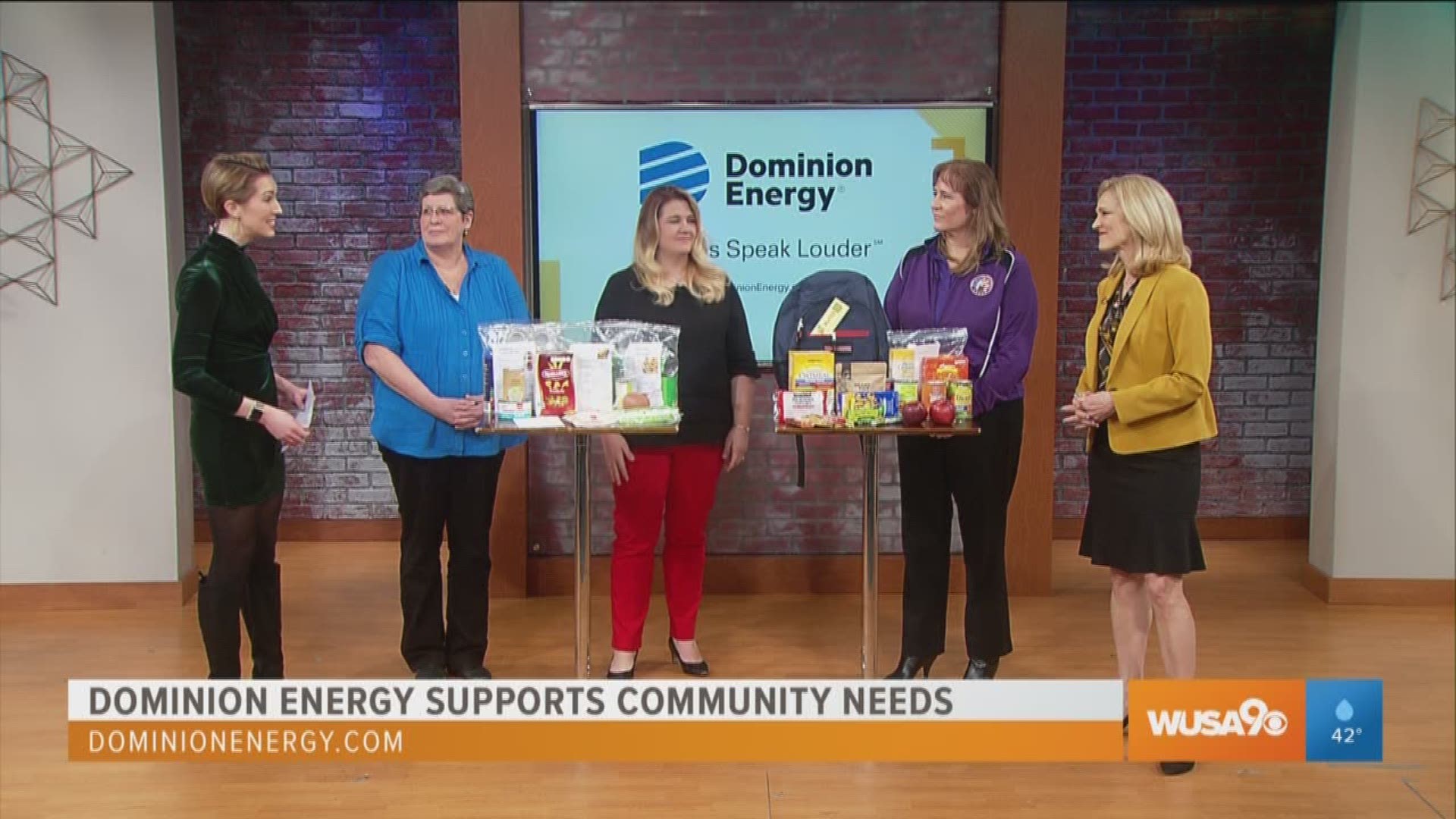 Dominion Energy spends 1.6 million dollars in grants to non-profit organizations, addressing veteran homelessness and food insecurity. Sponsored by Dominion Energy.