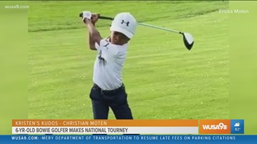 Inspiring 6-year-old golfer from Maryland headed to national tournament