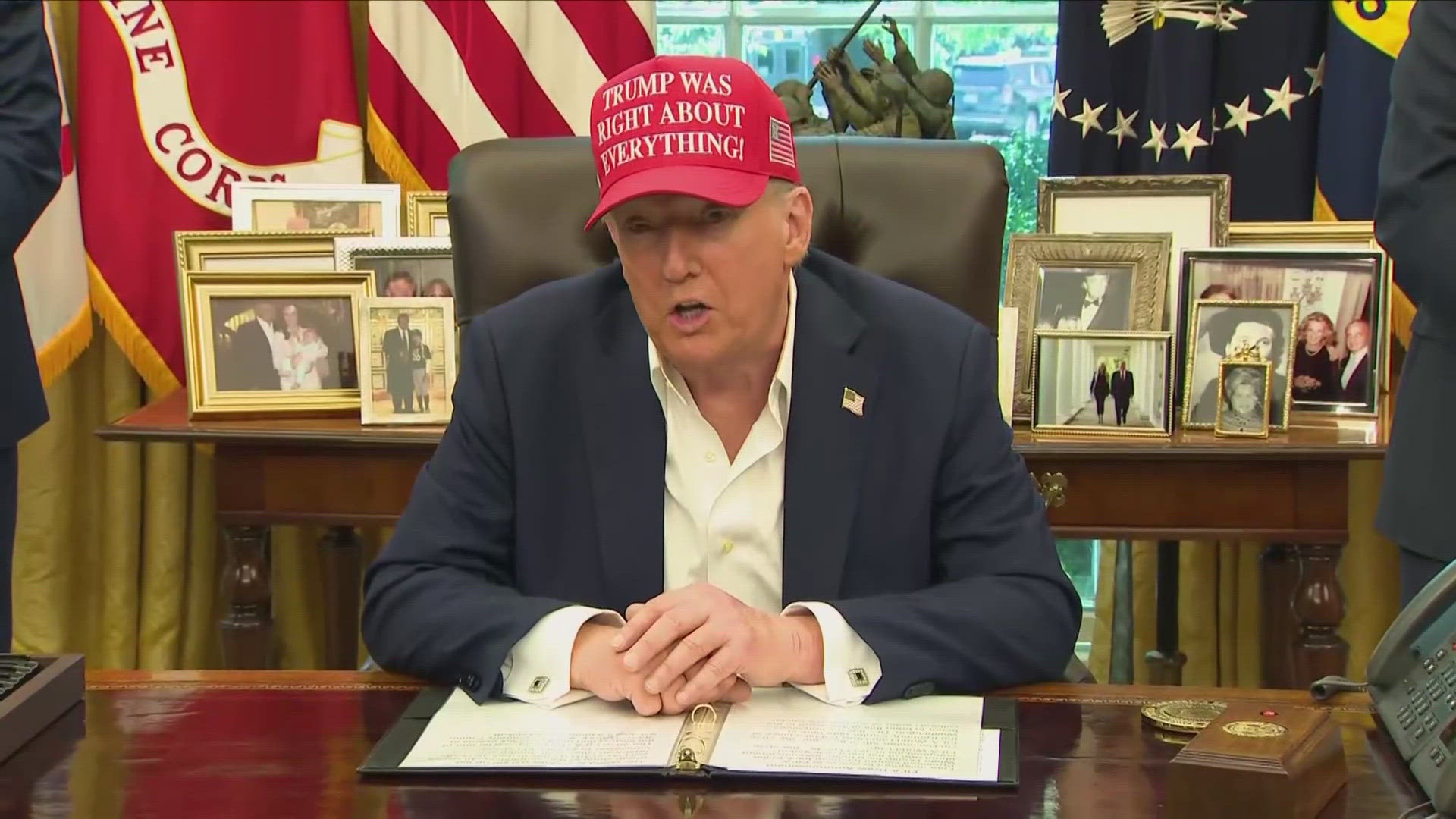 President Donald Trump says his crackdown on D.C. has made the city safer -- meanwhile he attacked Mayor Muriel Bowser.
