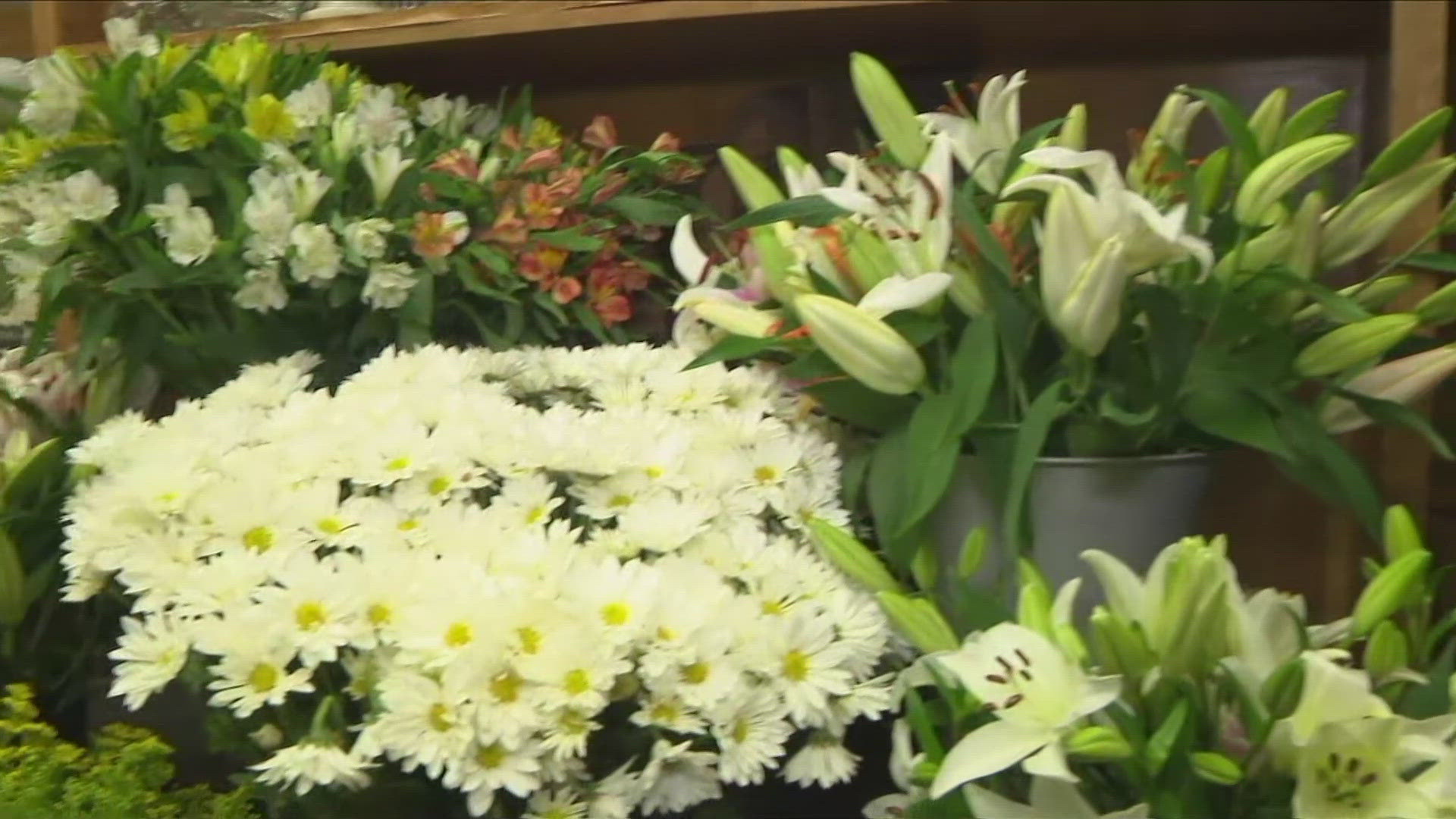 We went to Caruso florist in Northwest D.C. Friday morning to talk about the recent tariffs. 