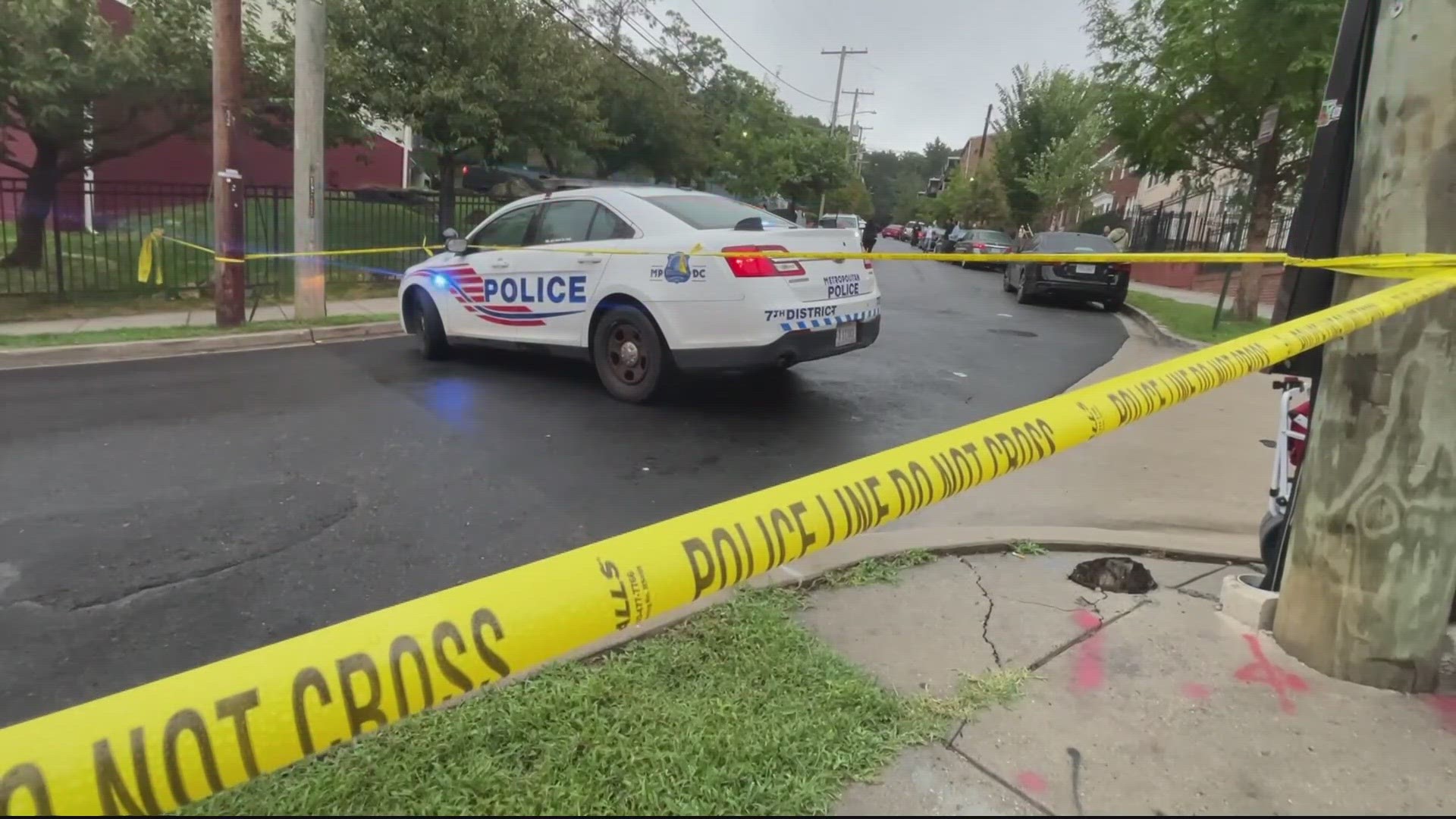 Police are investigating after a teenager was shot to death in Southeast D.C. Monday afternoon.