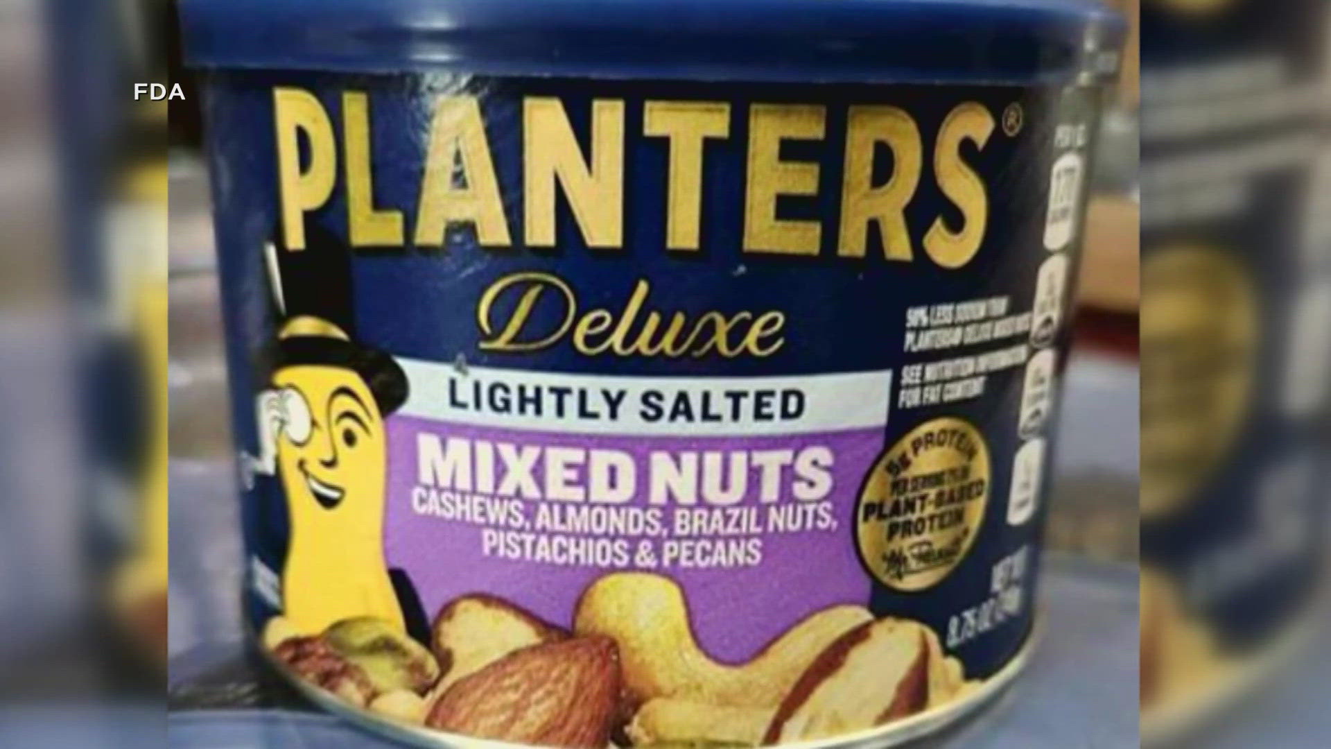 Some Planters' products are being recalled due to a possible Listeria contamination