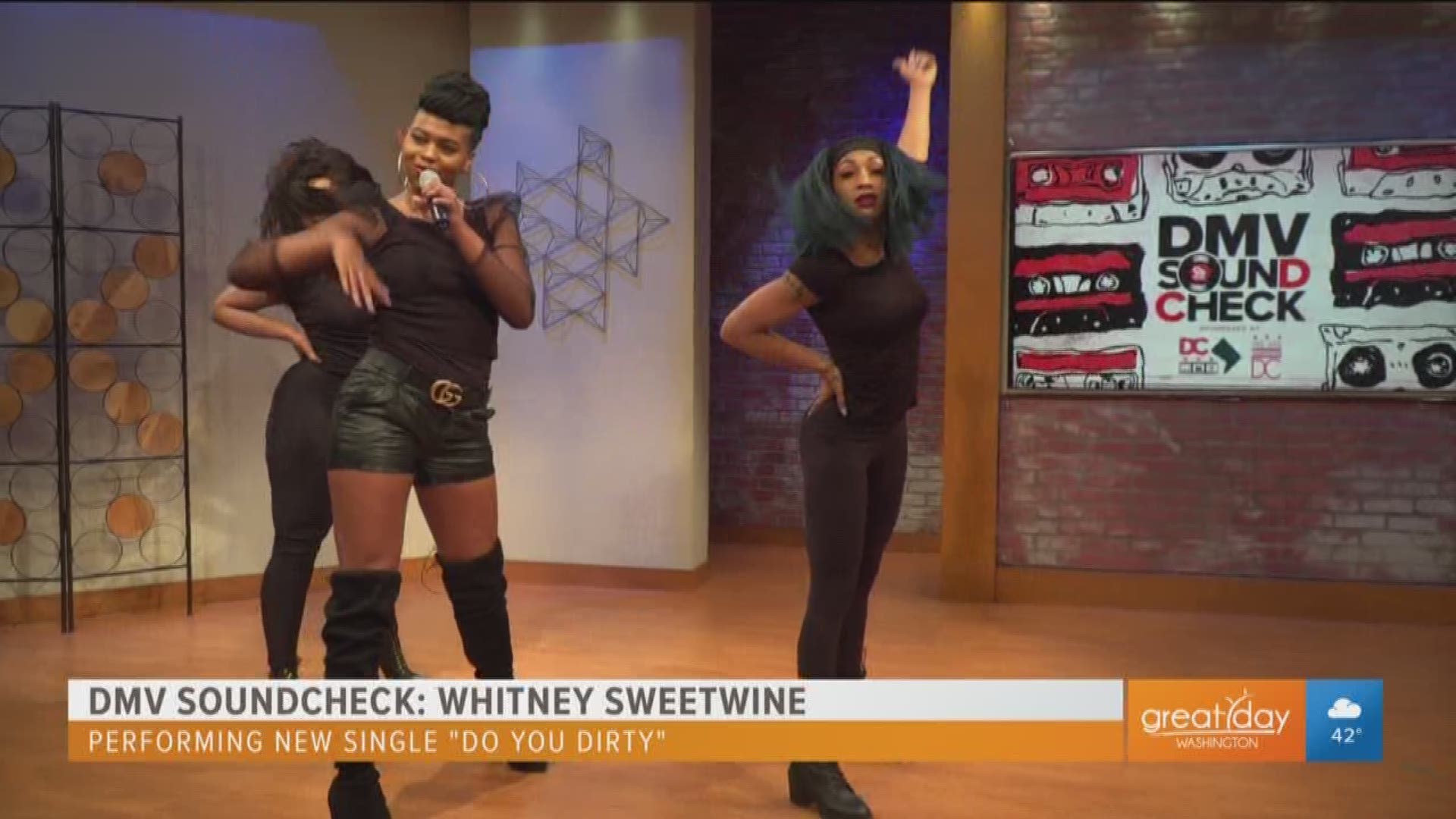 This week's DMV Soundcheck features an artist from Southeast DC, Whitney Sweetwine performs her song, "Do You Dirty".  Sponsored by the DC OCTFME.