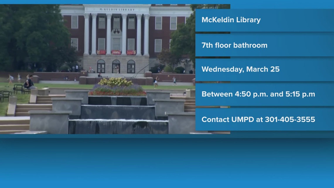 UMD police search for suspected peeping tom at McKeldin Library