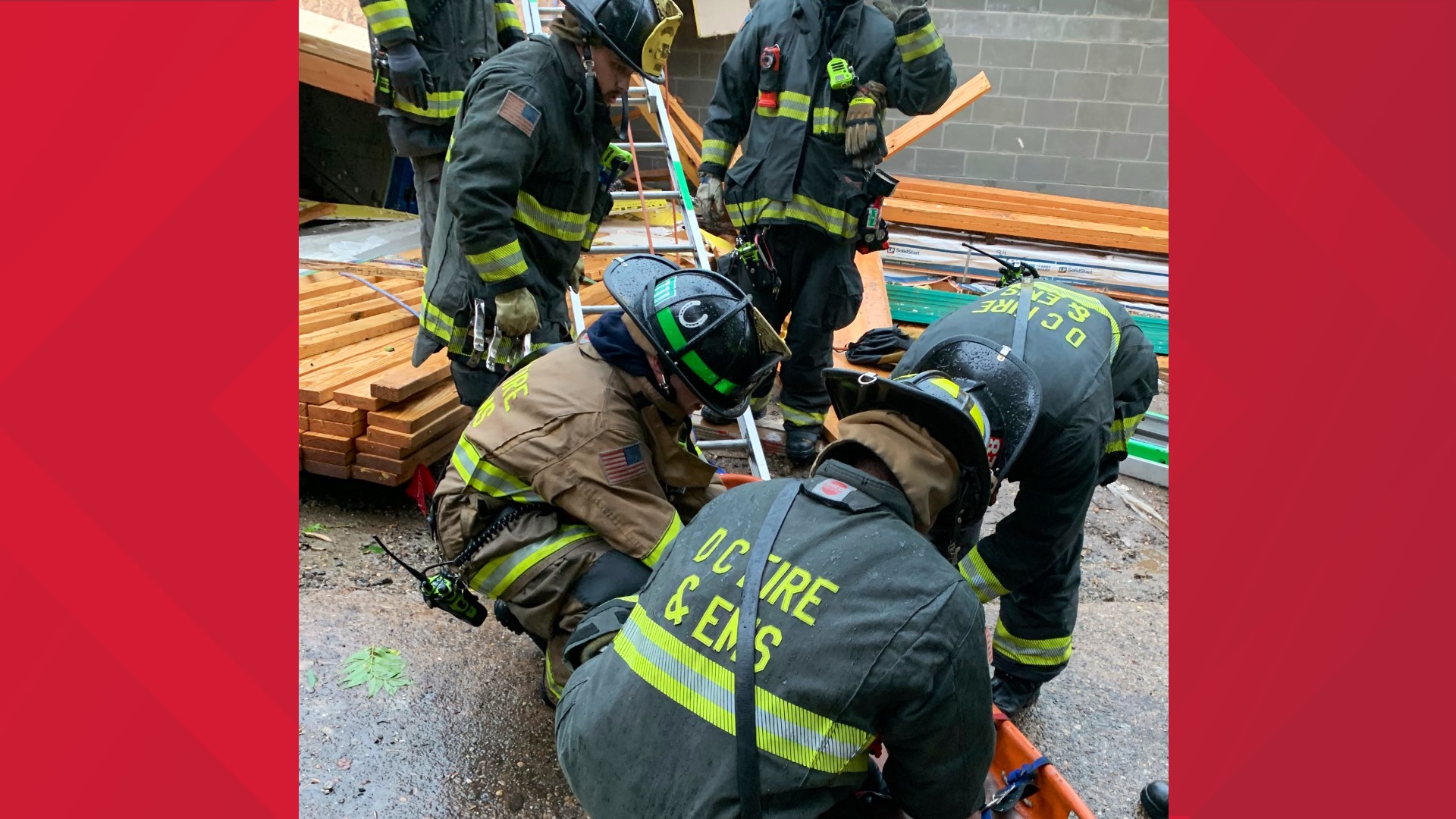 DC Fire Major building collapse in Northwest DC; 1 injured