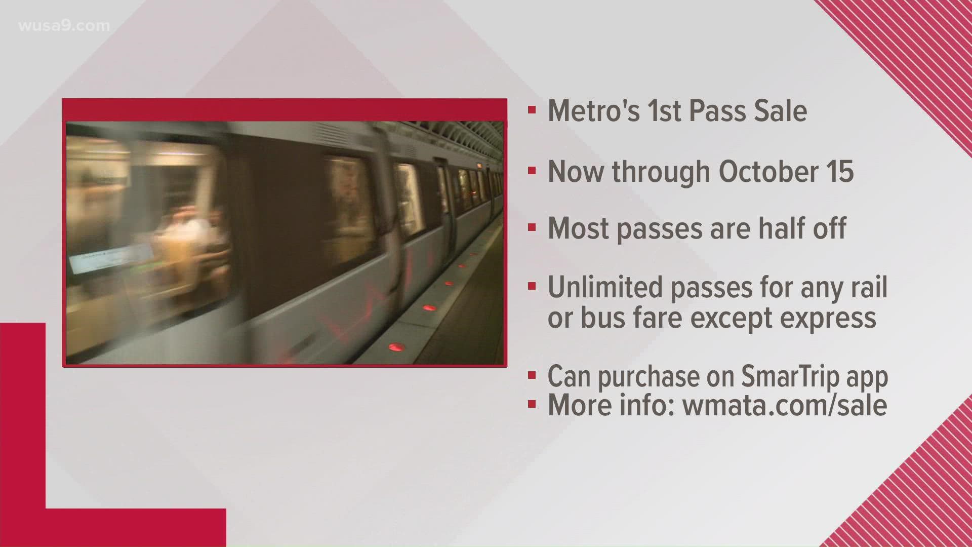 Metro riders can save big on passes this month.