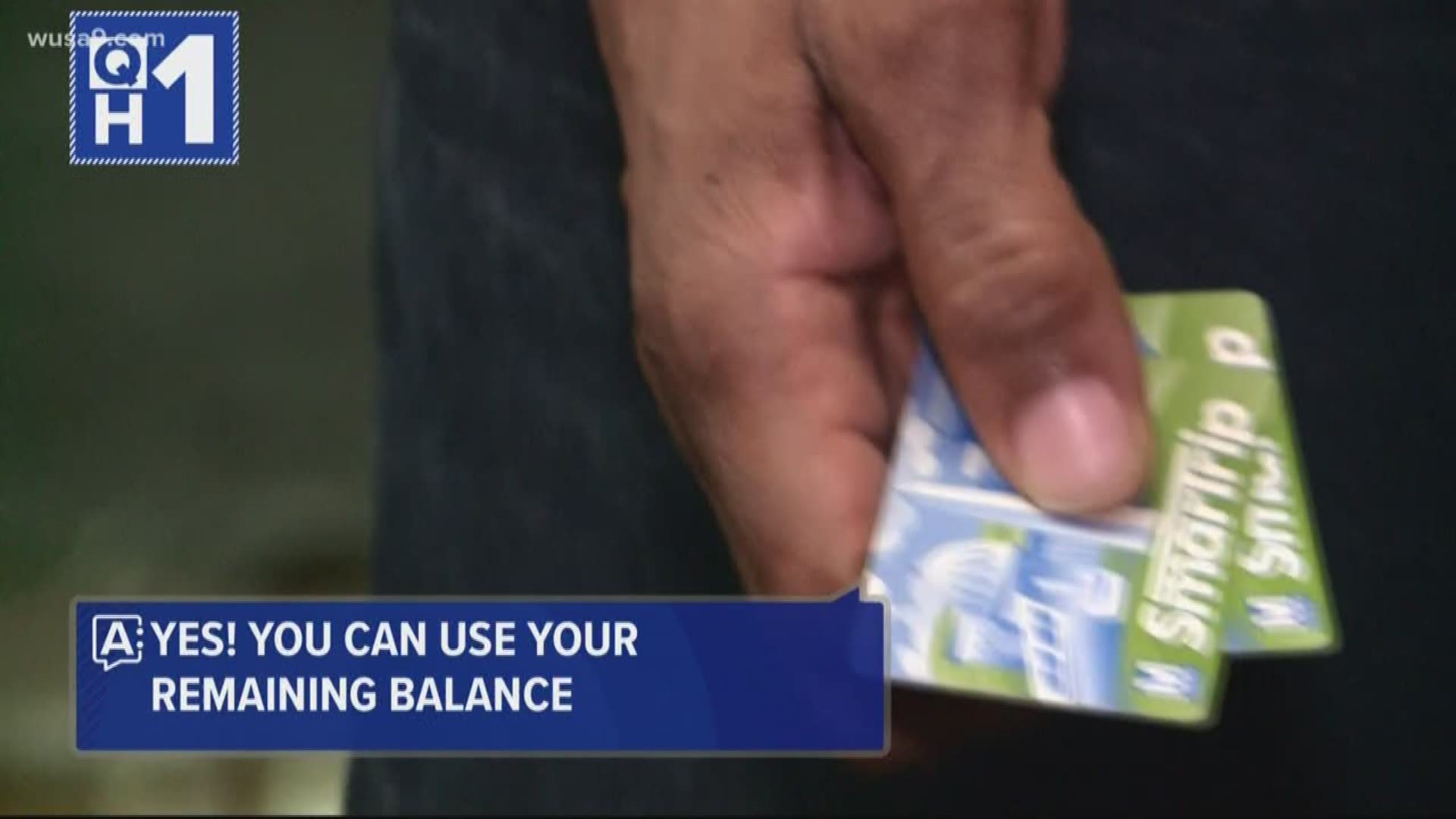 Metro says you can use up the remaining balance on your smartrip card. Watch to find out what happens if you go over.