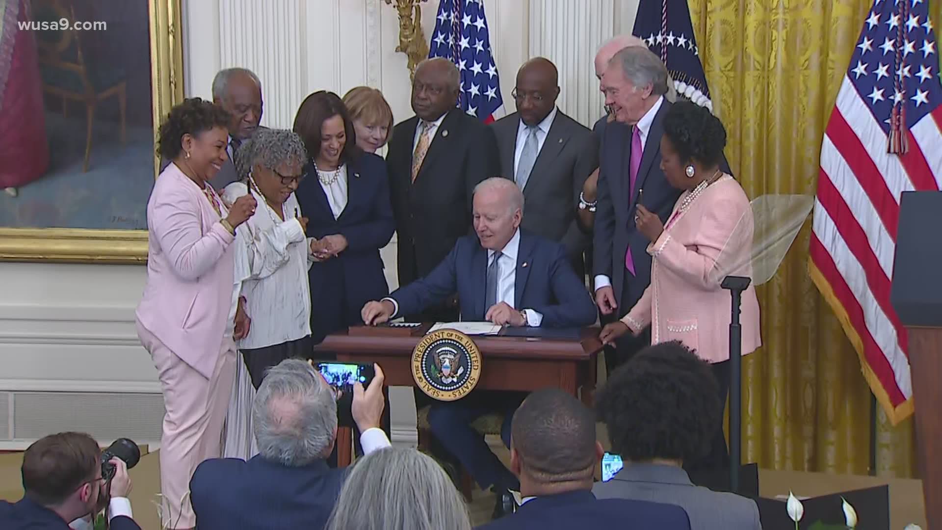 Juneteenth will become the country's newest federal holiday since 1983. President Biden is set to sign it in law.
