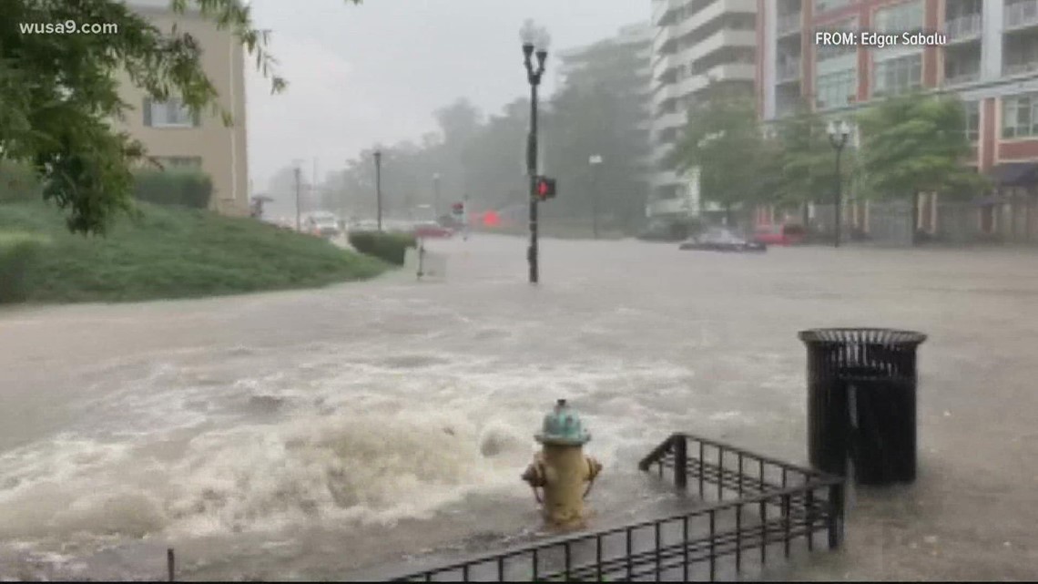 Flash flooding hits DMV, multiple water rescues | wusa9.com