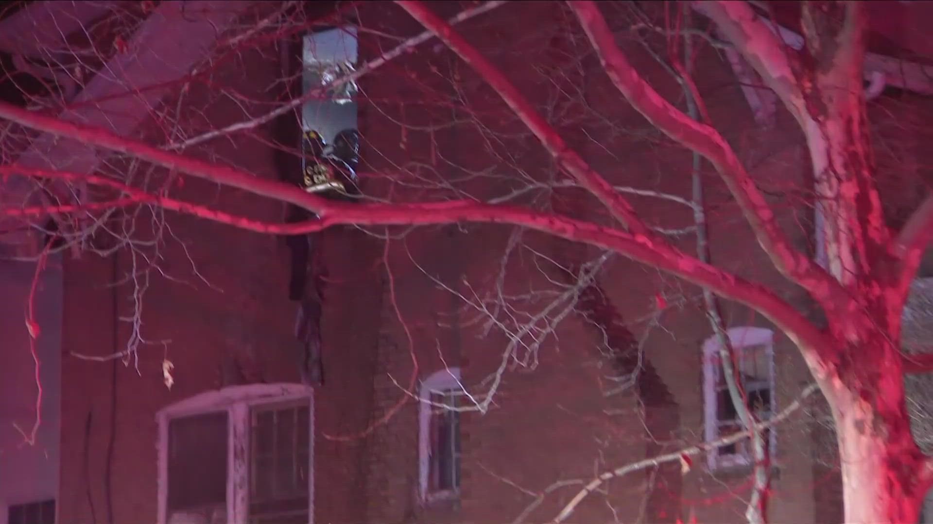 Two people are suffering from critical injuries early Tuesday morning after a fire broke out in a two-story building in Northwest D.C.