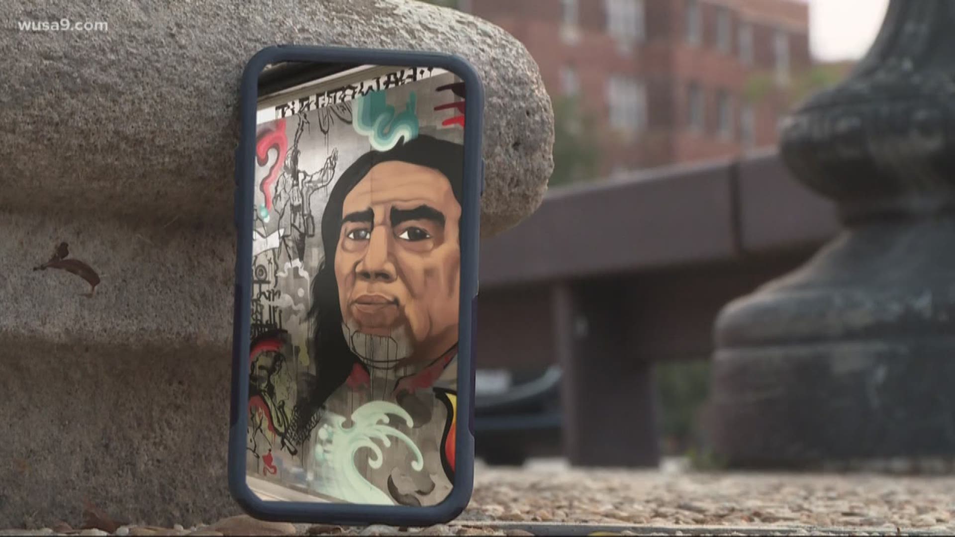 Developed by George Washington University, the app walks users through 17 sites important to the Native American story - from murals to museums.