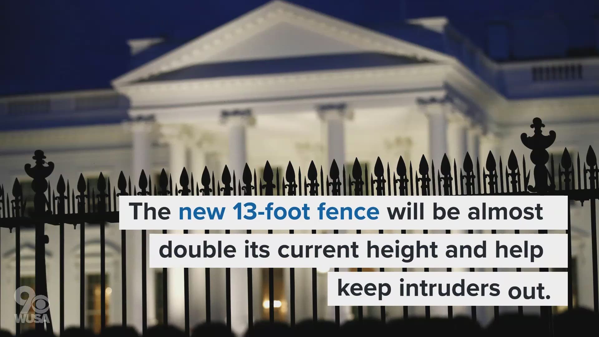 Tourists may find it harder to get that perfect snap of the White House after construction begins on a new 13-foot fence, almost double its current height, to help keep intruders out.