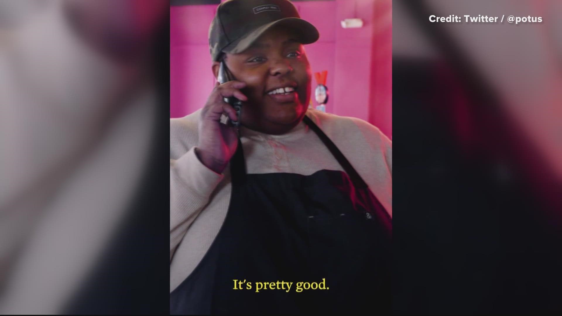 Brittany Spaddy works at Ghostburger in DC's Shaw neighborhood. She's usually off on Tuesdays. But the boss asked her to come in. And this happened.