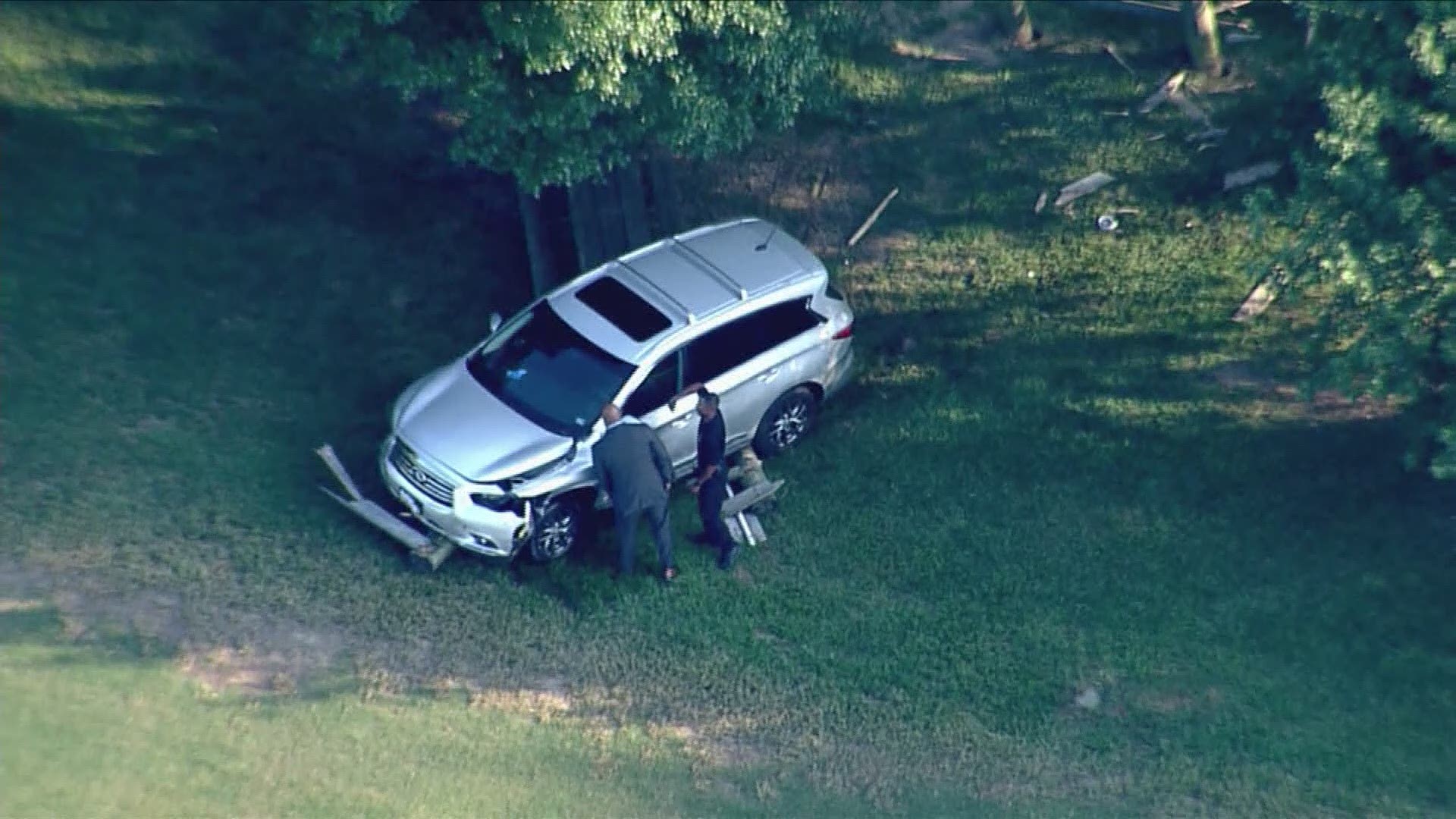 Police investigate a homicide in Allen Pond Park after a man was found dead on July 26, 2019.