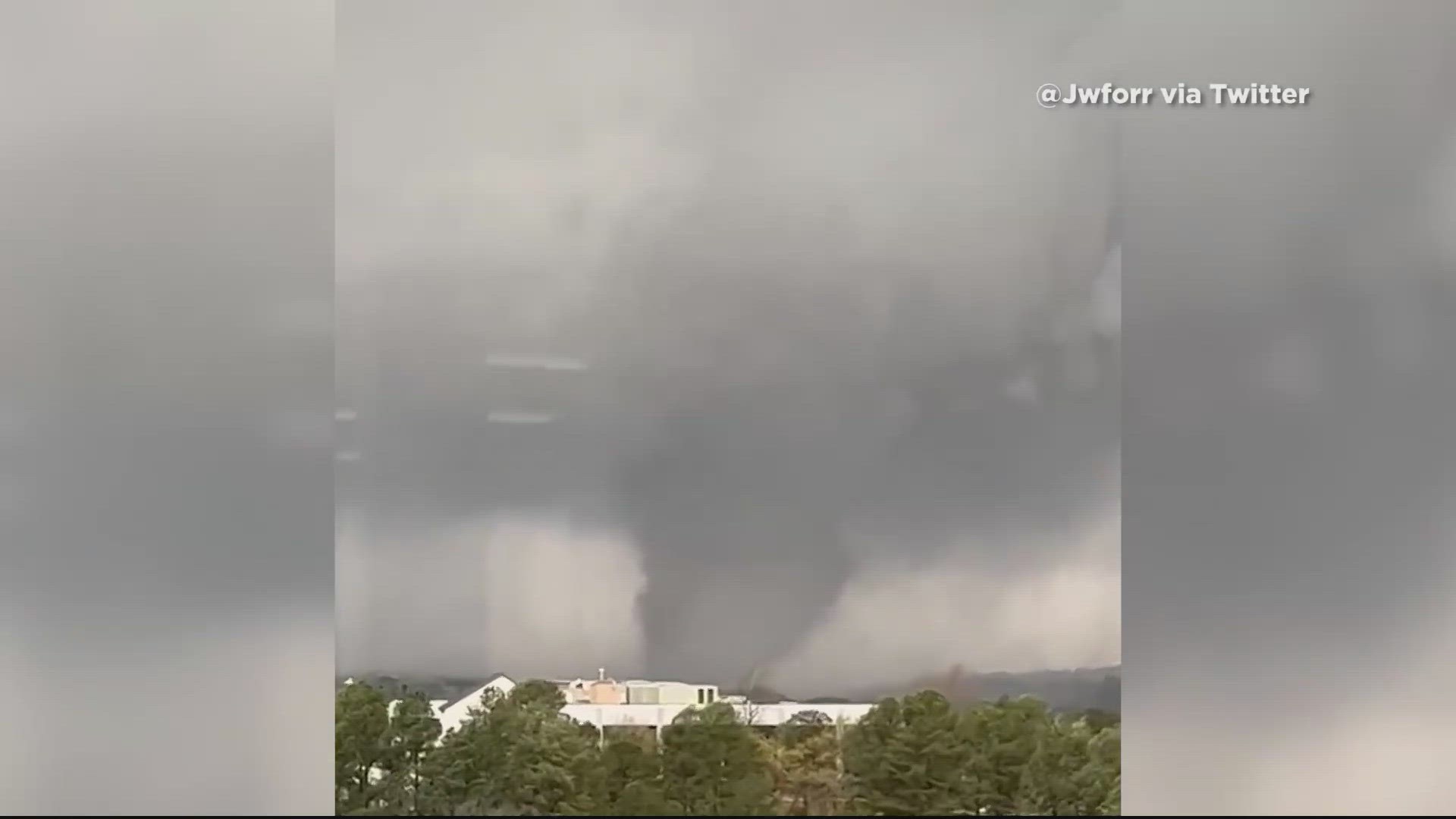 Little Rock was hit by what's being described as a "catastrophic" tornado by meteorologists on Friday as severe storms moved throughout Arkansas.