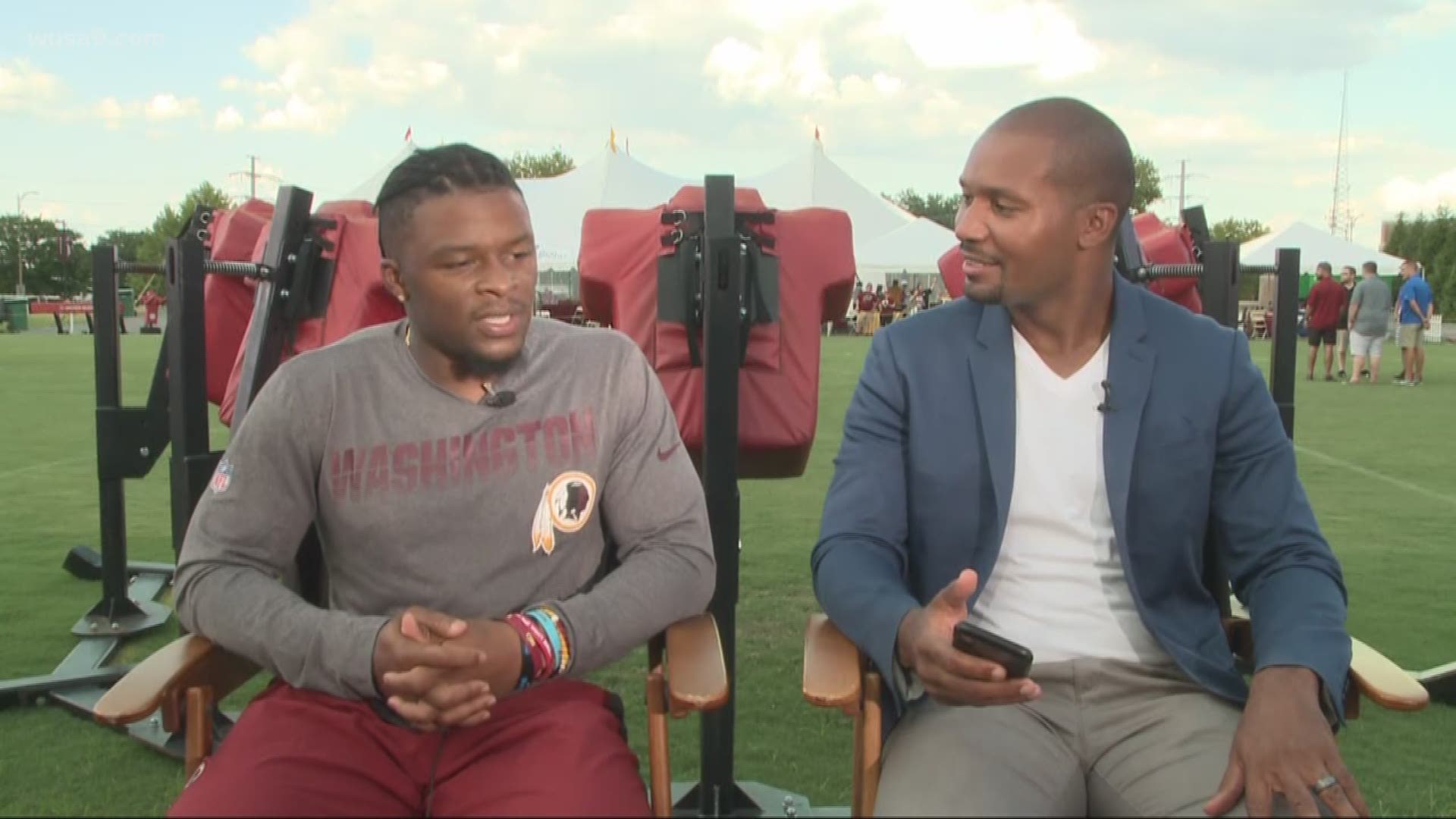 Darren Haynes catches up with Redskins' running back Chris Thompson as we get to know more about the player.