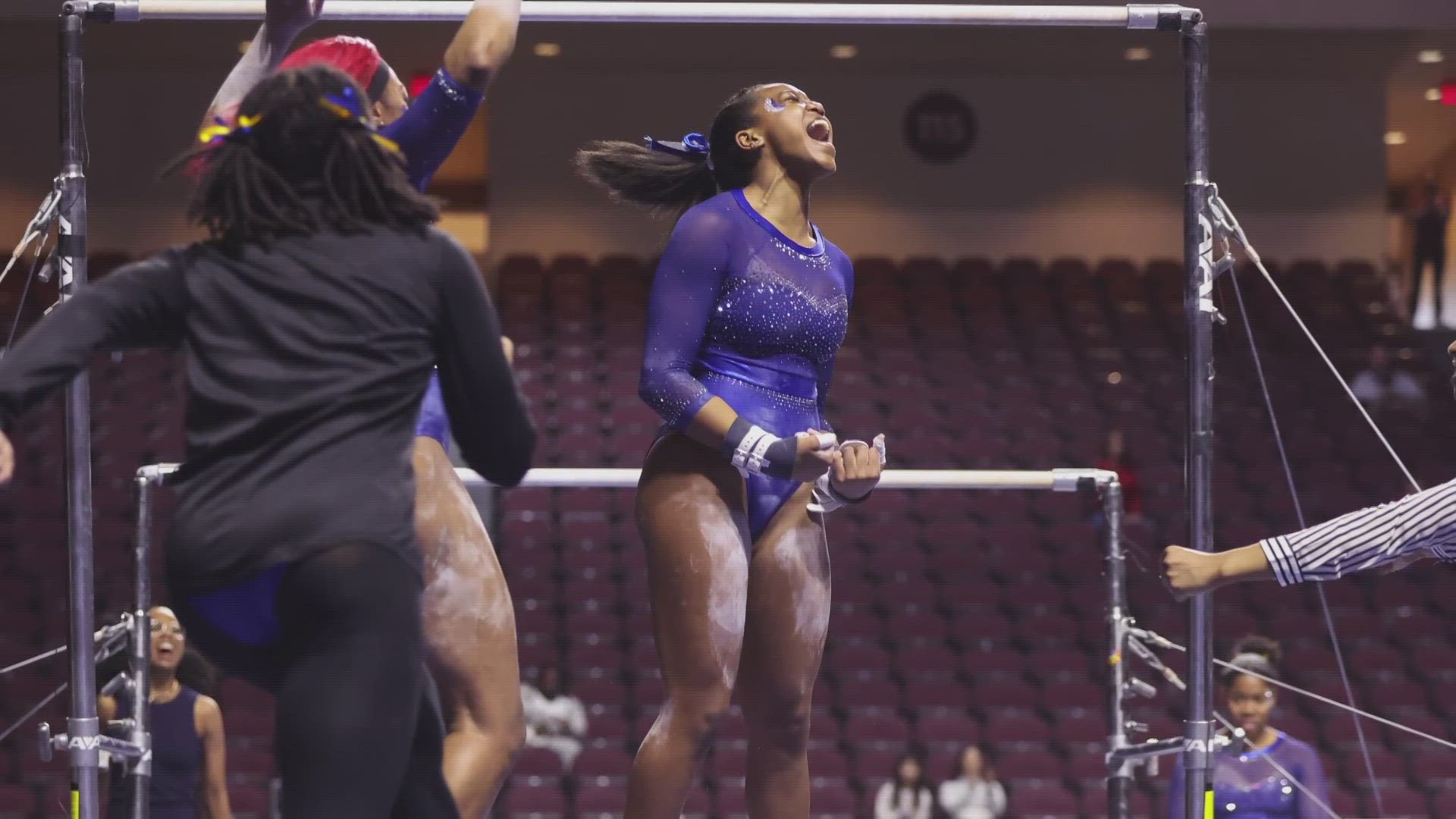 The gymnast from Fisk University has become the first thlete from a historically Black college or university to win a national collegiate gymnastics championship