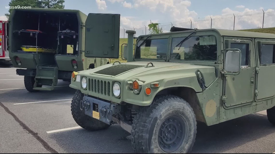 DMV police have received millions in military equipment to use on