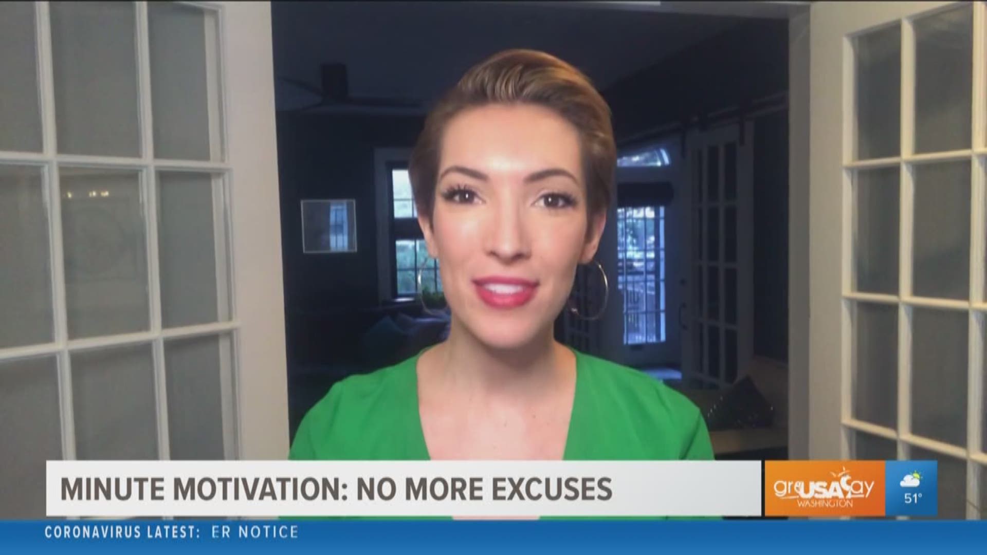 Watch Ellen's "Minute Motivation" on combating those excuses.