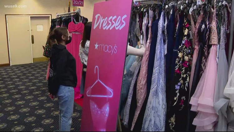 Say Yes to the Dress event brings hundreds of free prom dresses, tuxes to thrilled Latino students in NW DC