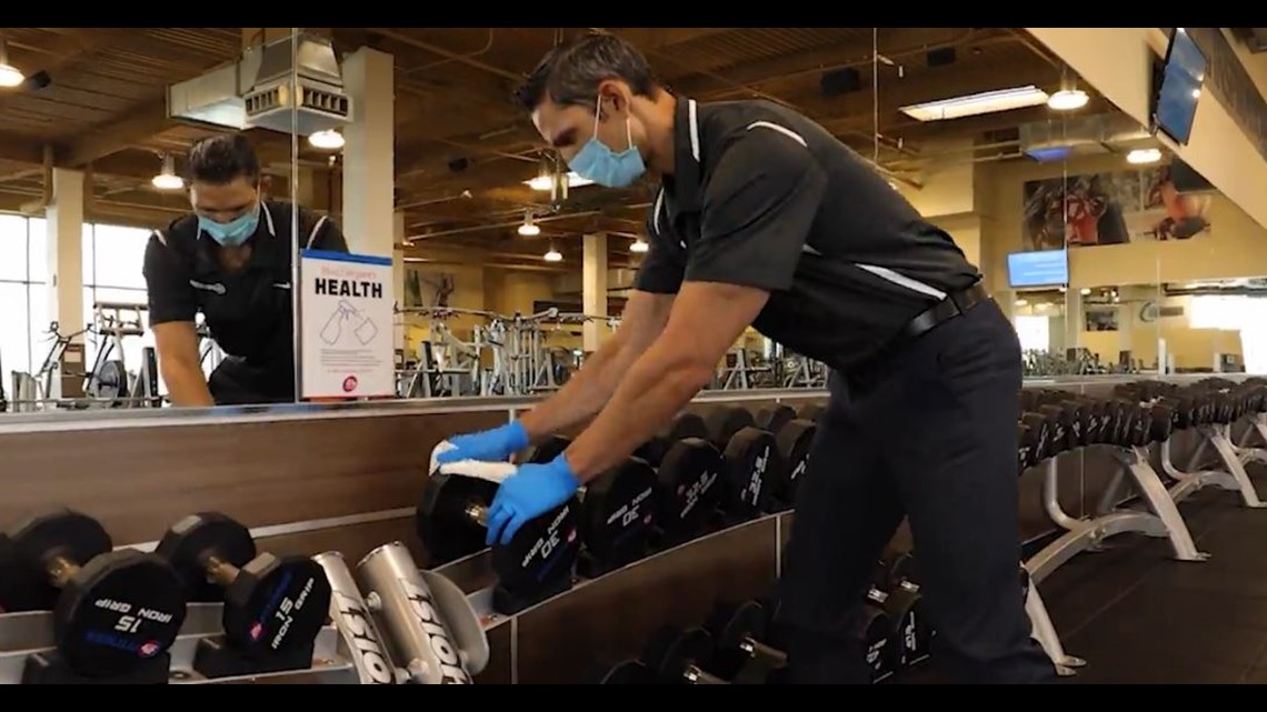 Gyms COVID19 coronavirus showering reservations