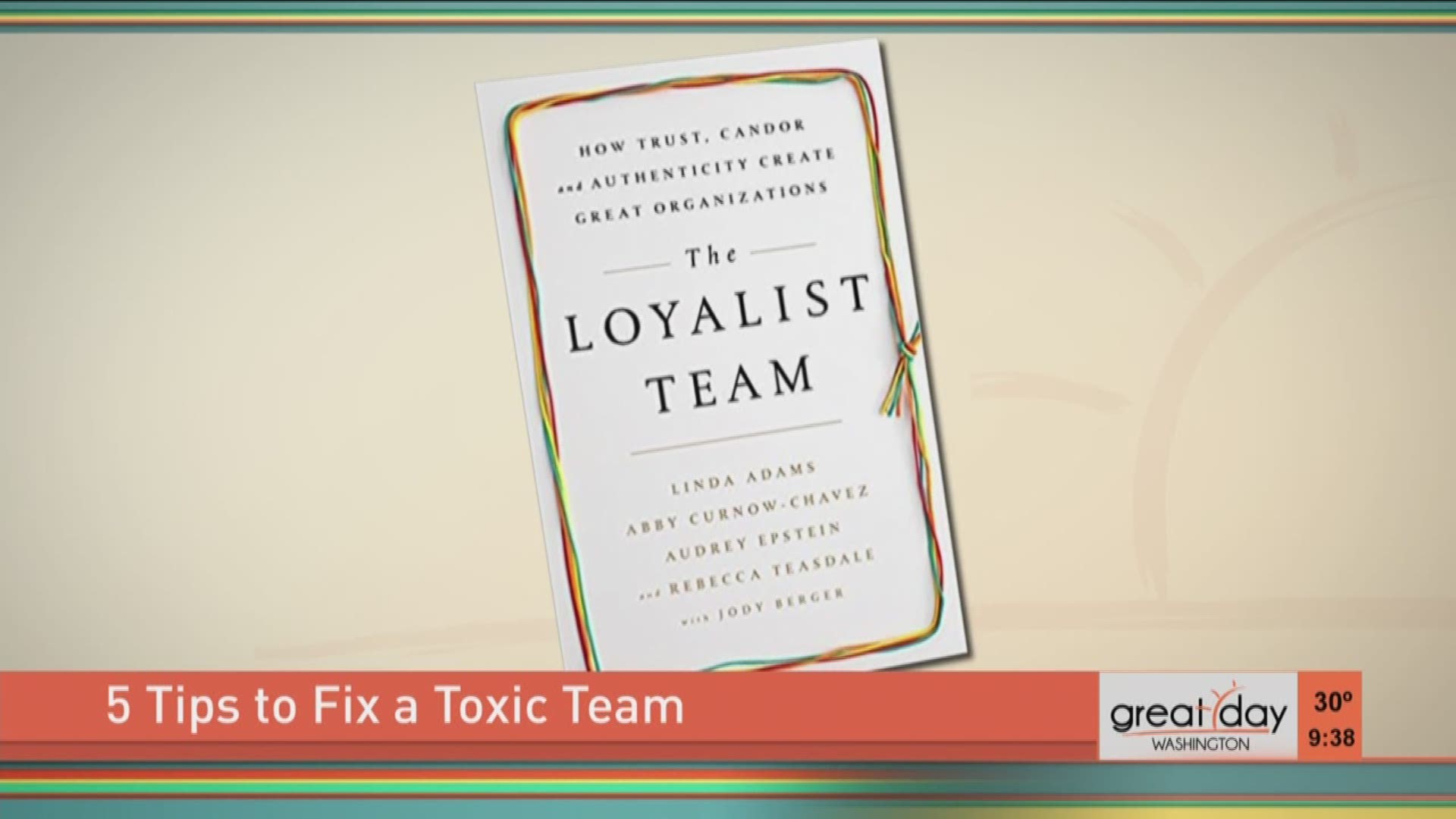 Linda Adams, Partner at The Trispective Group and co-author of "The Loyalist Team: How Trust, Candor, and Authenticity Create Great Organizations", shares how to detoxify your team. 