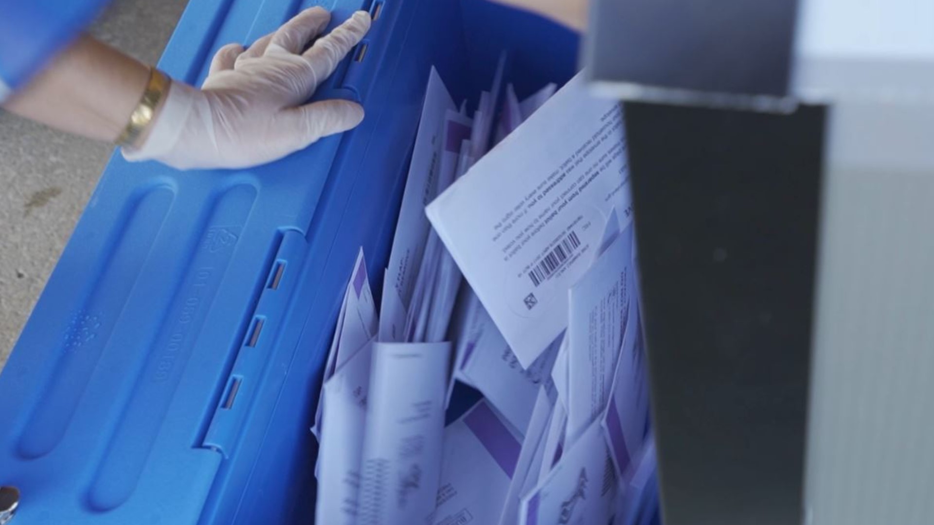 How do ballot drop box ballots get collected and counted? DC