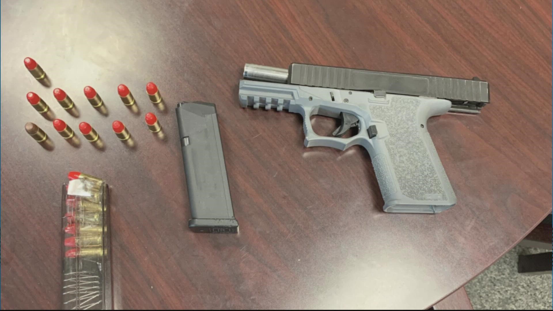 Anne Arundel County police announced a 12-year-old is accused of bringing this gun and ammunition to school yesterday.