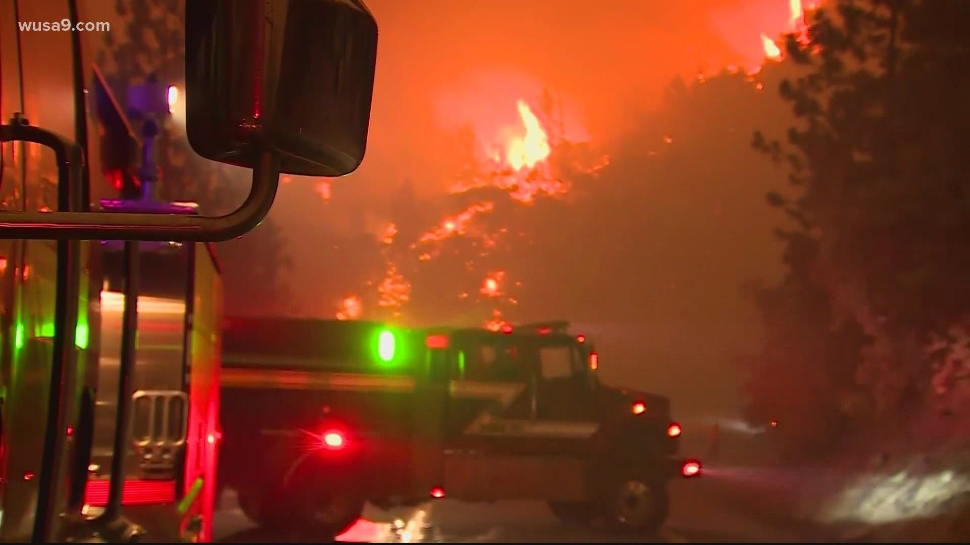 As deadly wildfires engulf states on the West Coast, crews from the DC region have traveled to assist in the fight to stop the spread of flames.