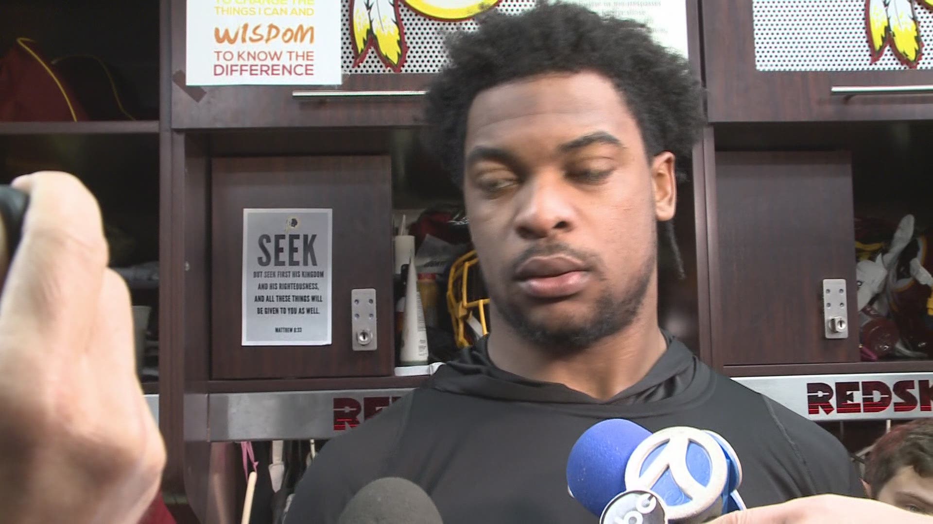 The Redskins safety broke his silence on the incident with the 21-year-old woman who overdosed after leaving Nicholson's residence.