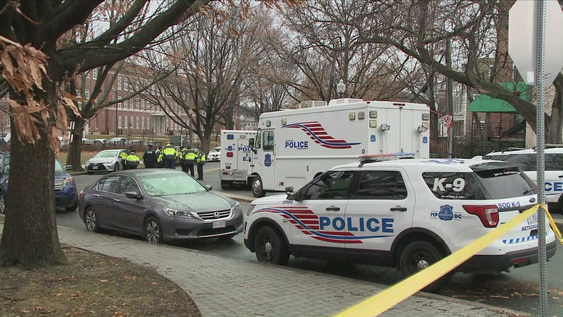 Police tried to execute a search warrant in the area, officials said. A man barricaded himself, police said. There is no indication anyone else is with him, police.