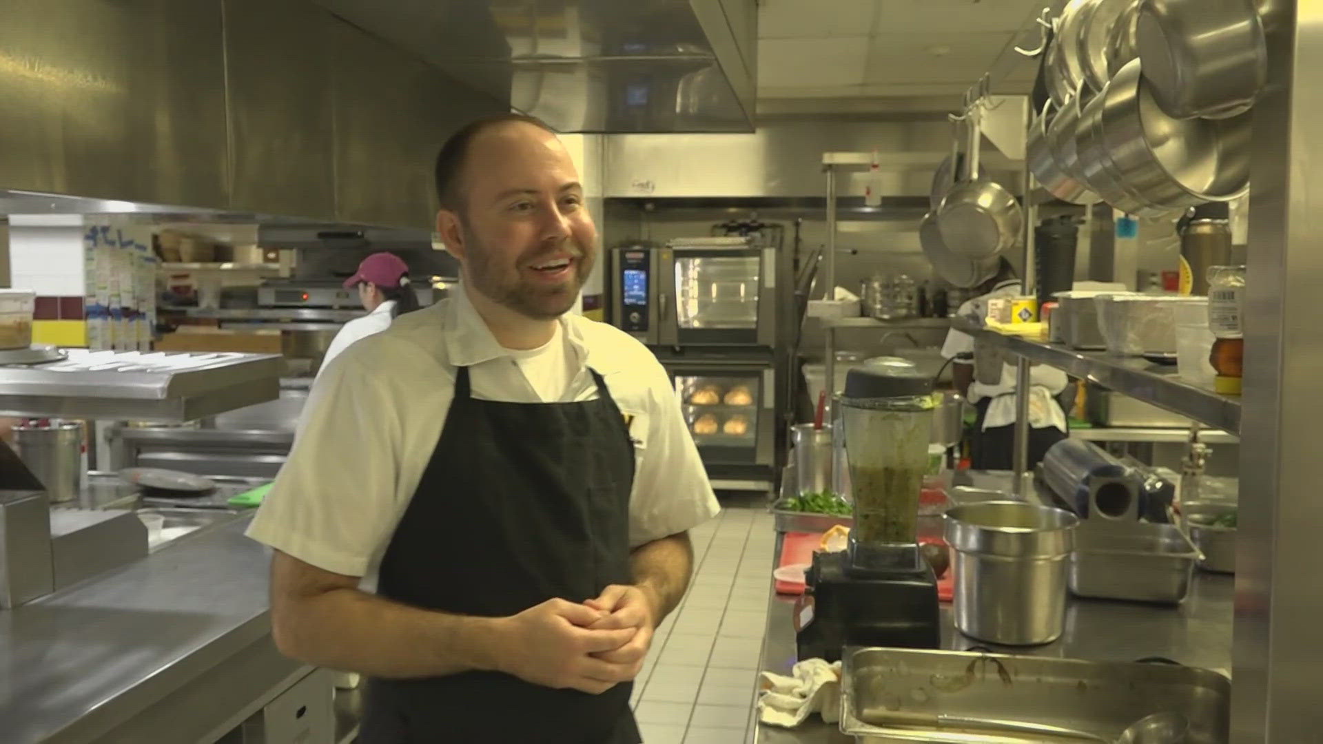 "I think when I was 11 or 12 I asked for an Easy-Bake Oven for Christmas." Connor McGuire executive chef said.