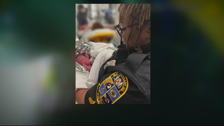Seat Pleasant police officers help woman deliver healthy newborn twin girls