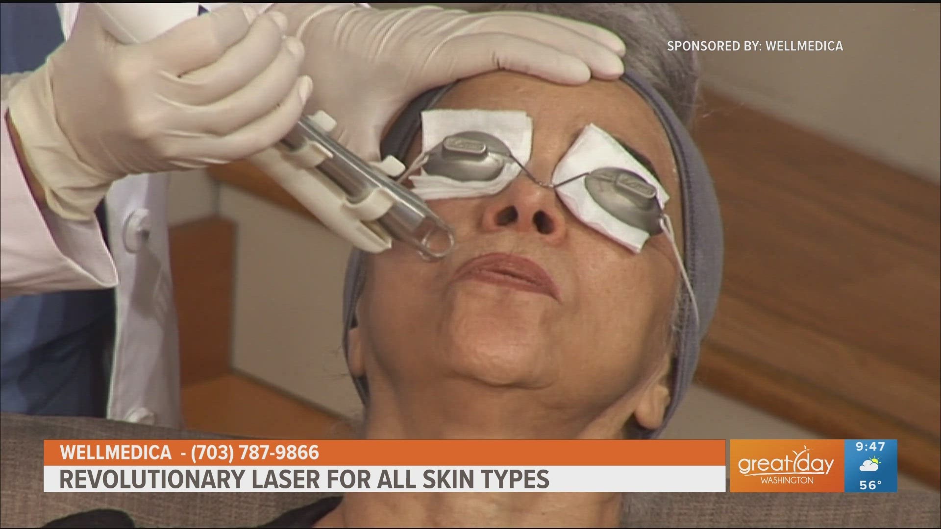 Sponsored by: WellMedica. Dr. Dima Ali demonstrates how the ULTRACLEAR Laser corrects many different skin concerns! For more info call 703-787-9866.