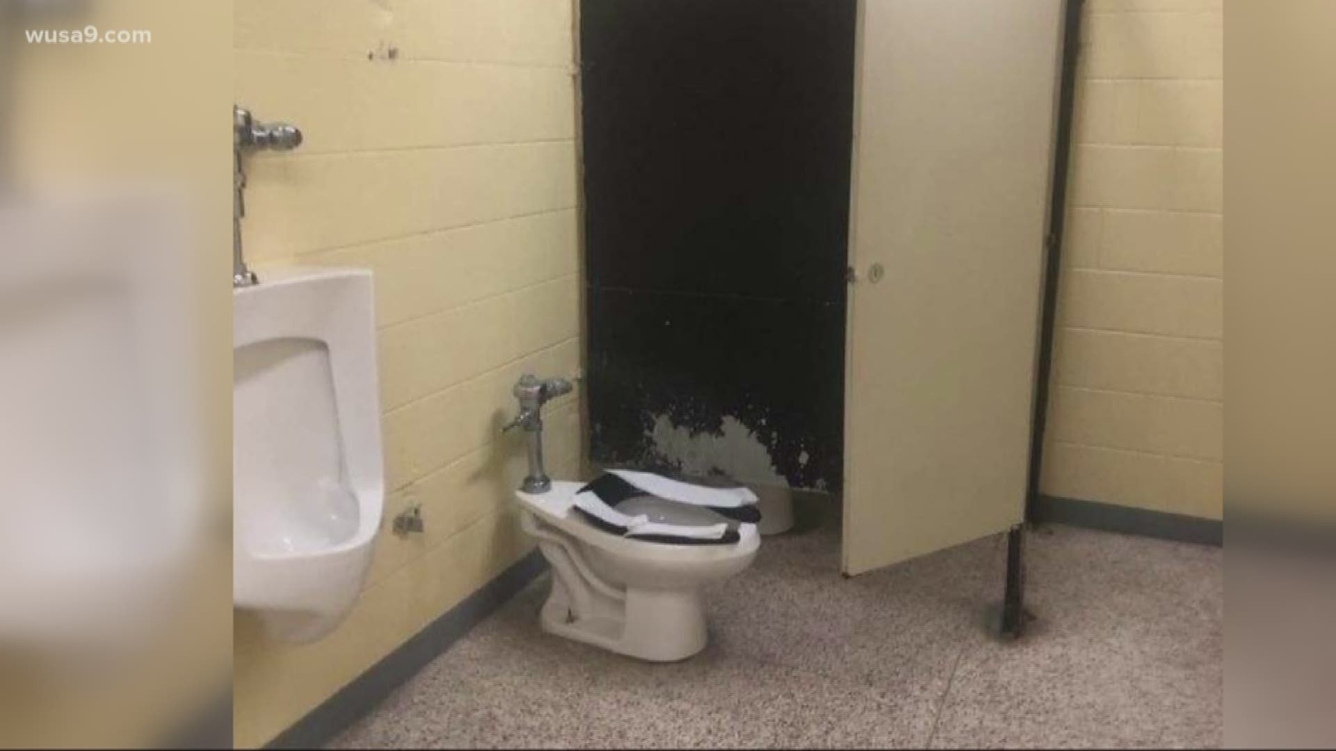 A Prince George’s County teacher exposed what appears to be decaying conditions at Parkdale High School.