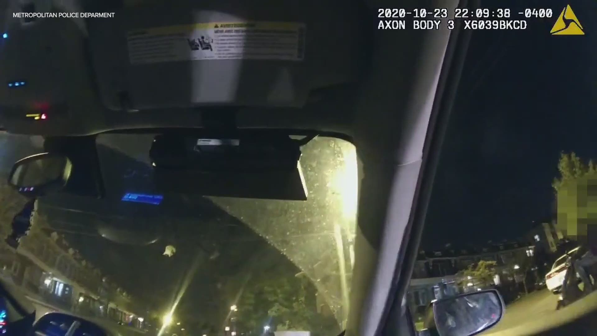 D.C. Police released a redacted body cam video showing the moments leading up to the Karon Hylton's fatal moped crash.