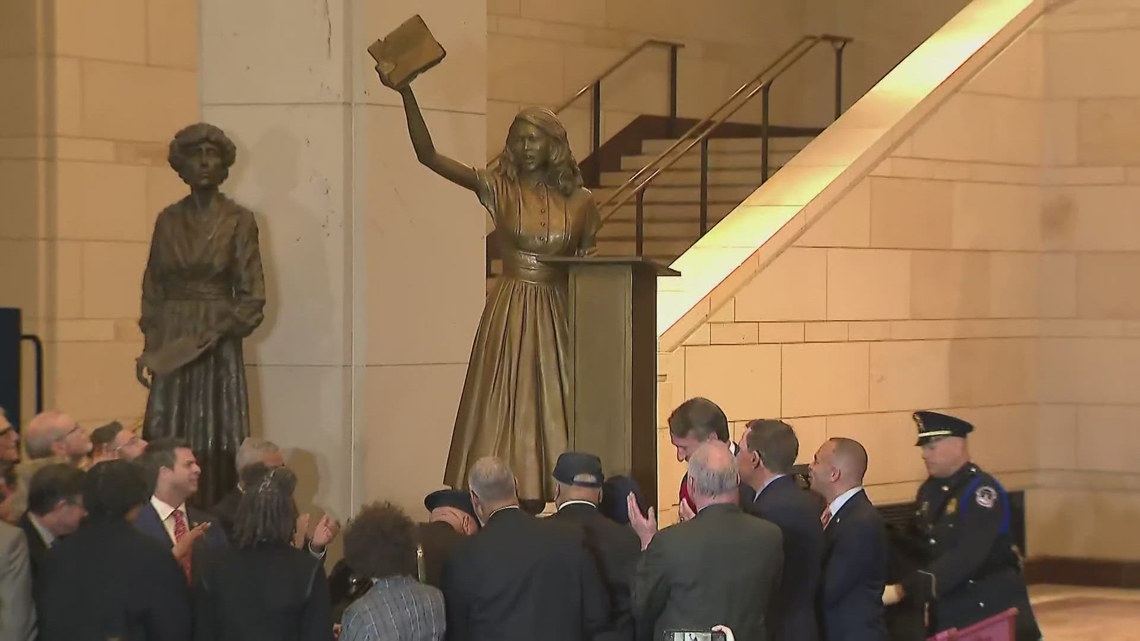 Barbara Rose Johns statue unveiled at the Capitol | wusa9.com