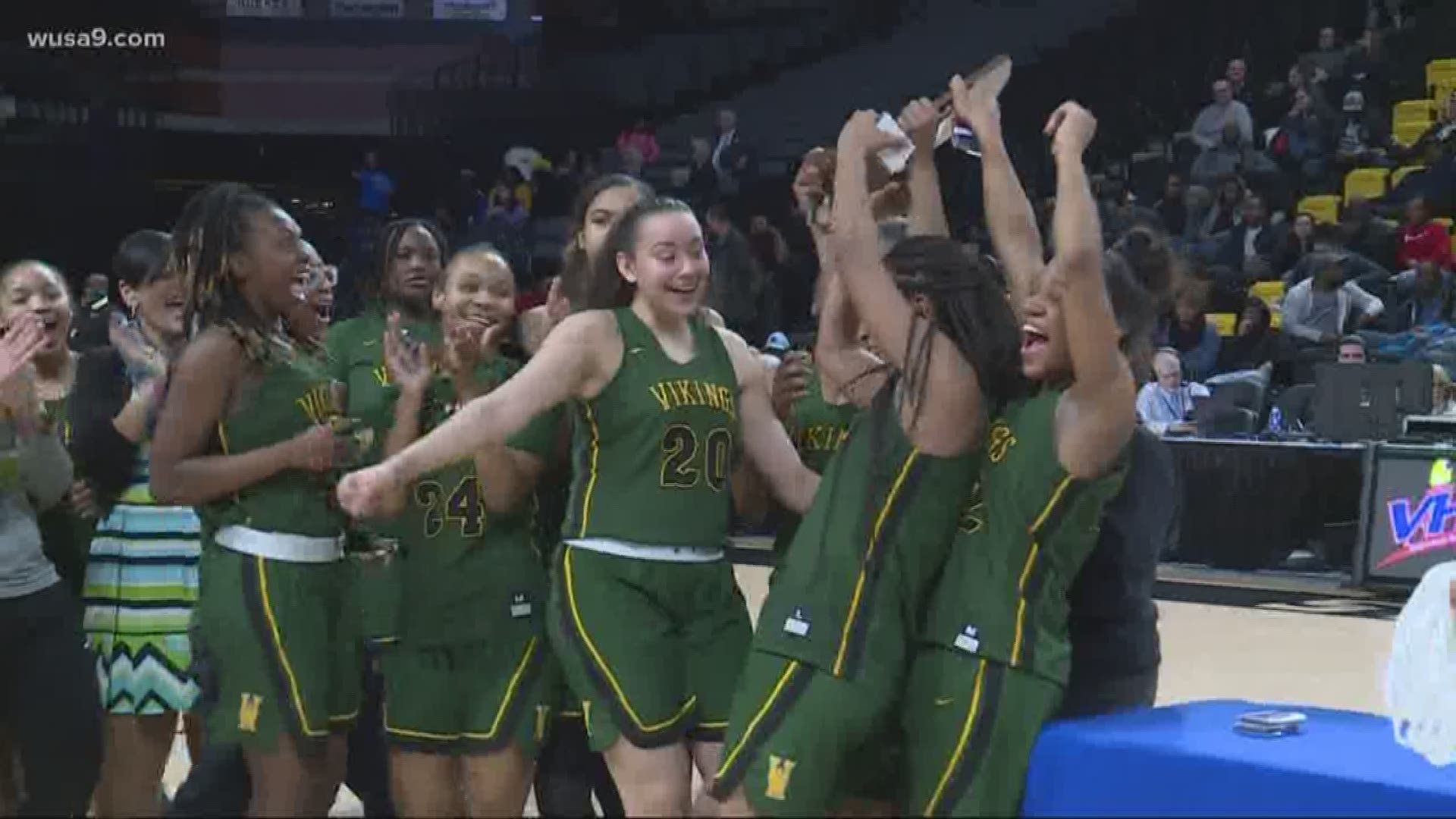 Woodbridge lost just one game as the school won its first girls basketball title in school history.