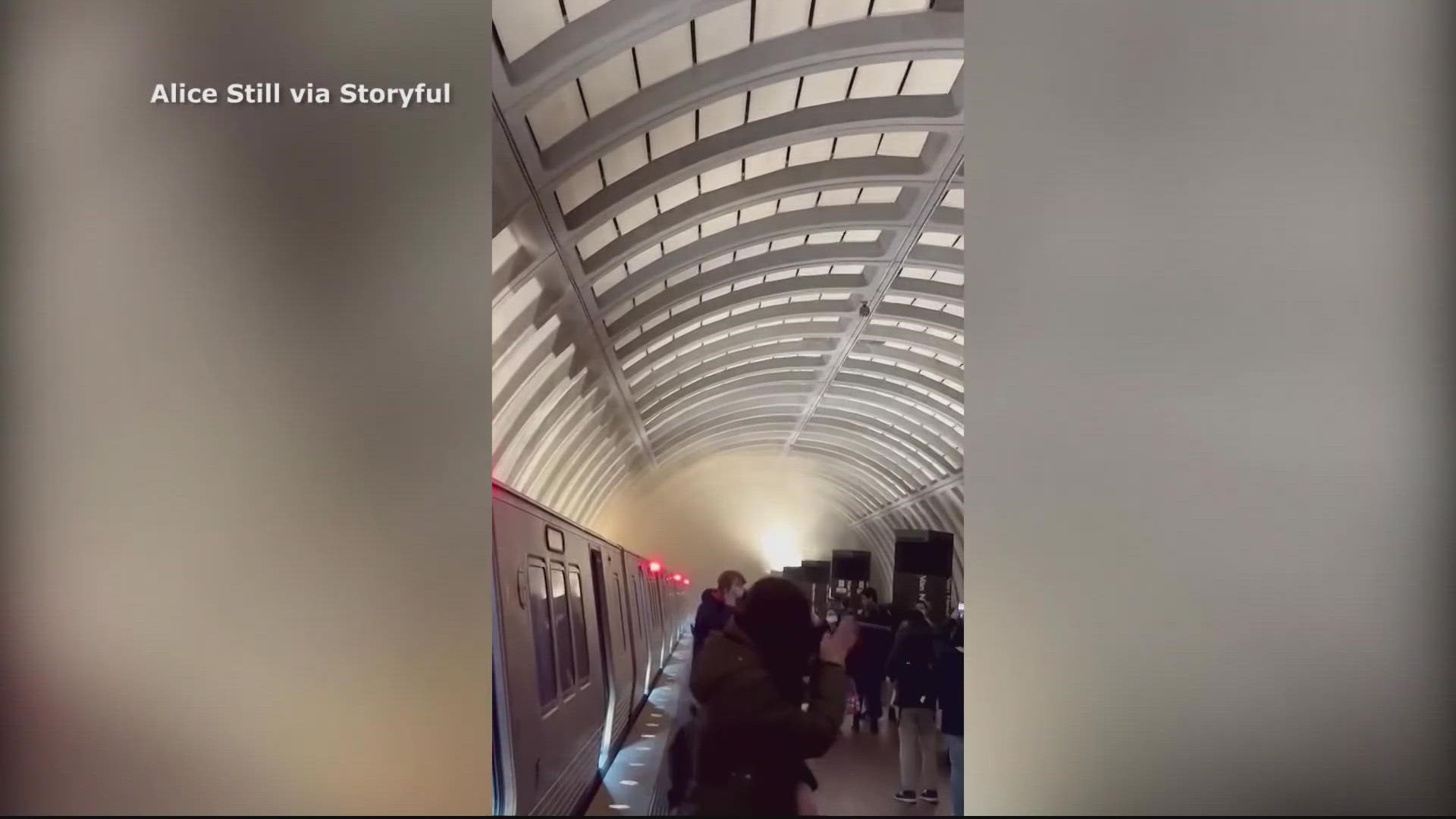 Smoke fills Van Ness-UDC Metro Station