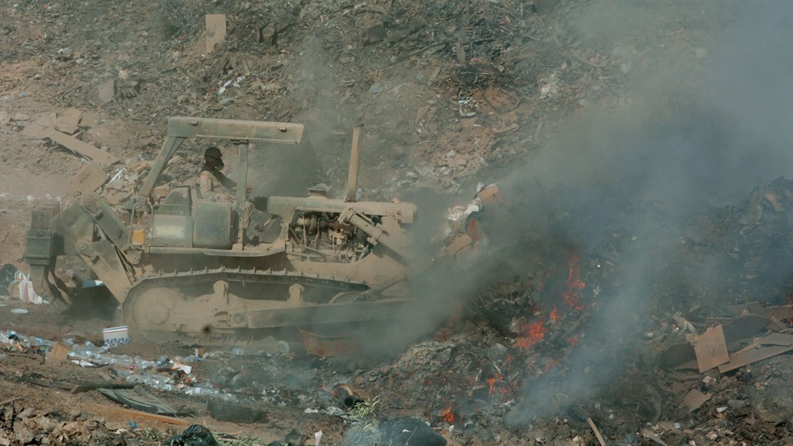 U.S. Army burn pits in action abroad