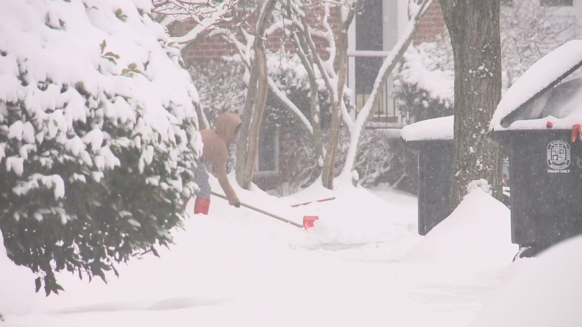 After a two-year dry spell, people we spoke with were happy to see flakes fly.