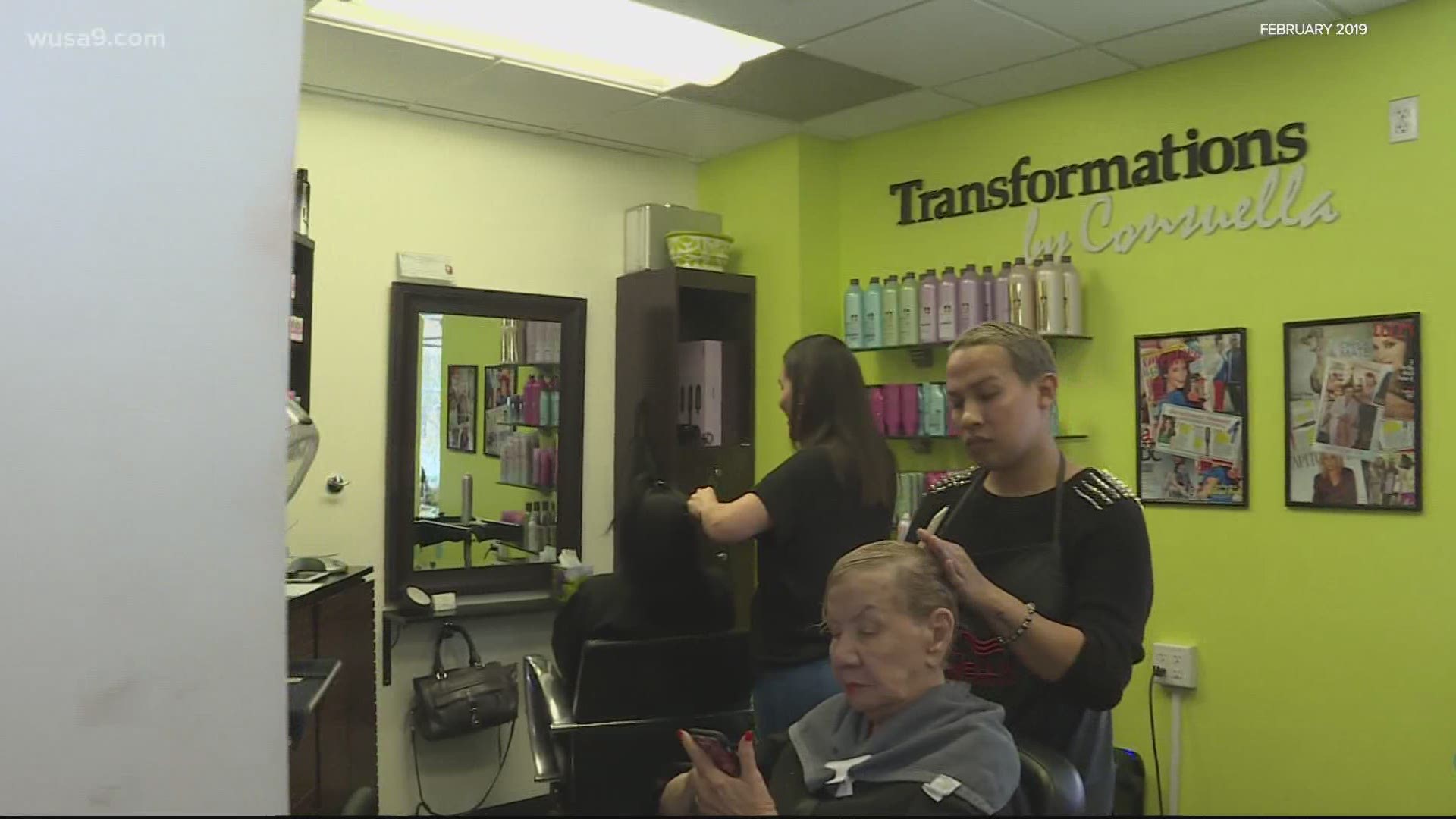 WUSA9's Delia Goncalves explores who hairstylists and barbers in Maryland are responding to being able to serve clients who are essential workers.